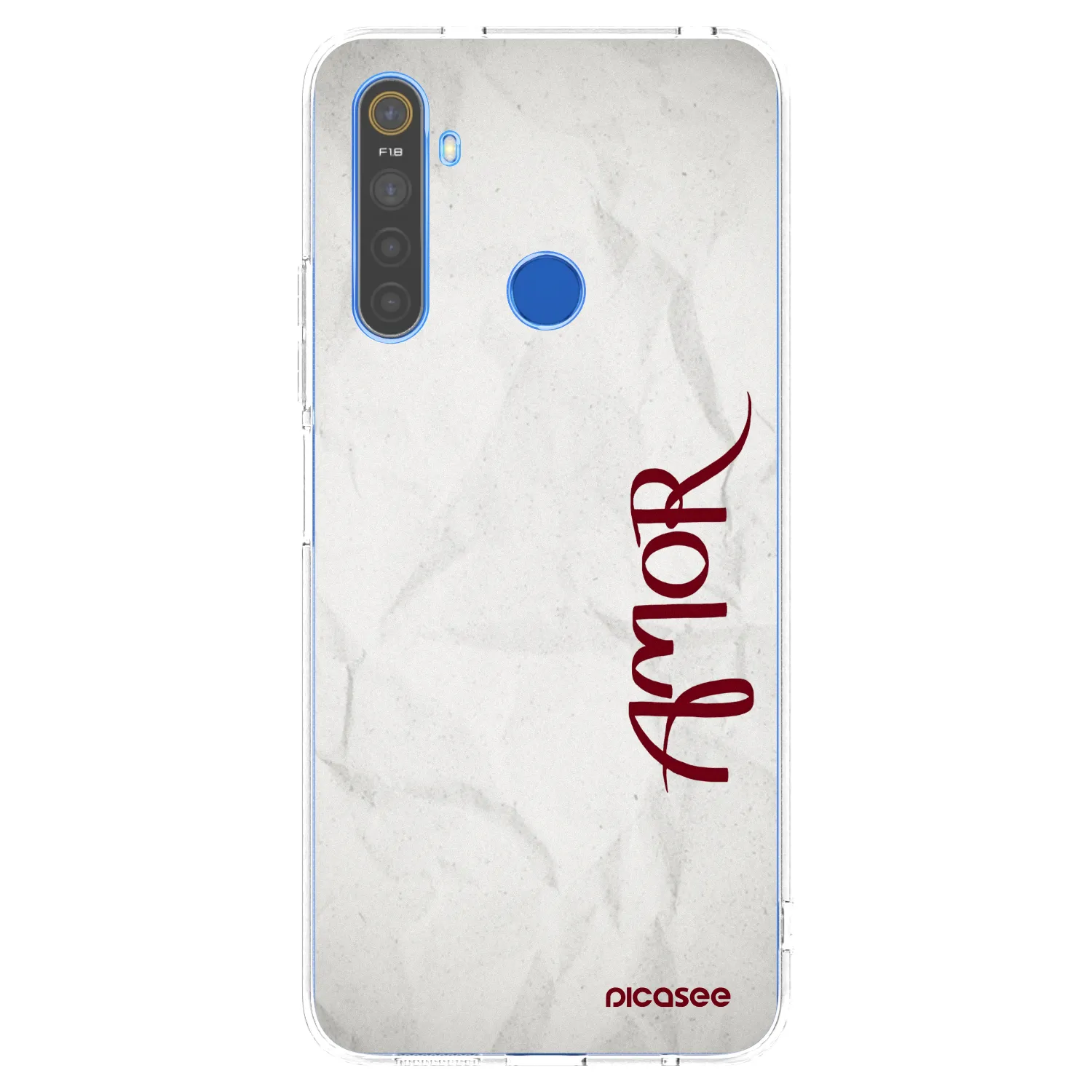 Picasee διαφανής θήκη σιλικόνης Realme 5 - Amor