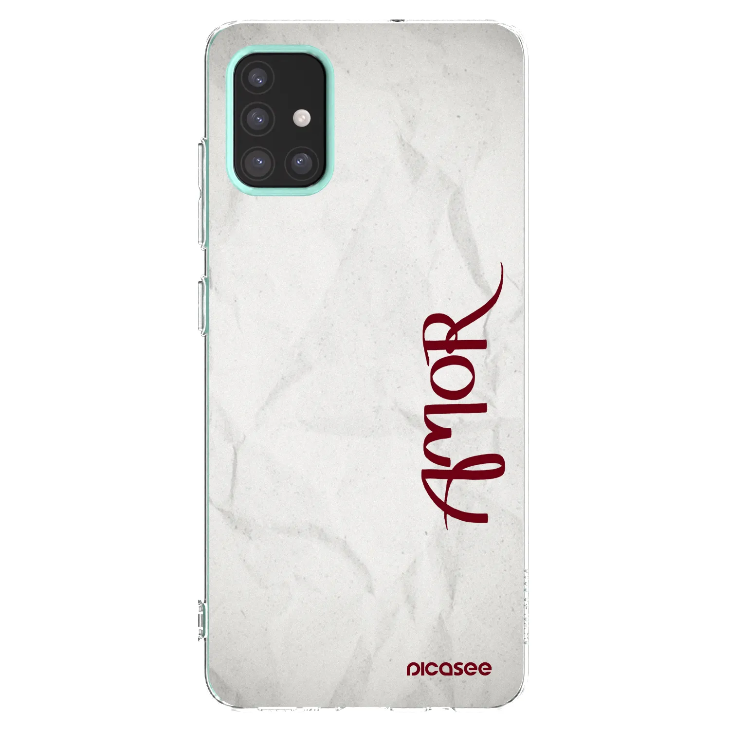 Picasee διαφανής θήκη σιλικόνης Samsung Galaxy M31s - Amor