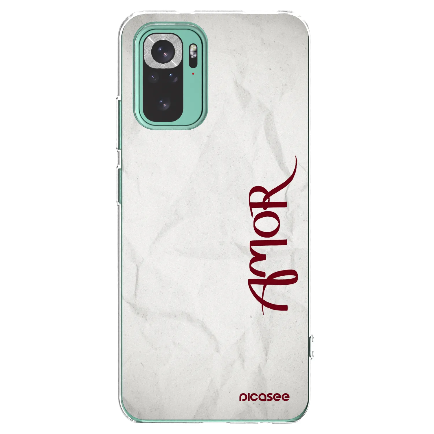 Picasee διαφανής θήκη σιλικόνης Xiaomi Redmi Note 10 Pro - Amor