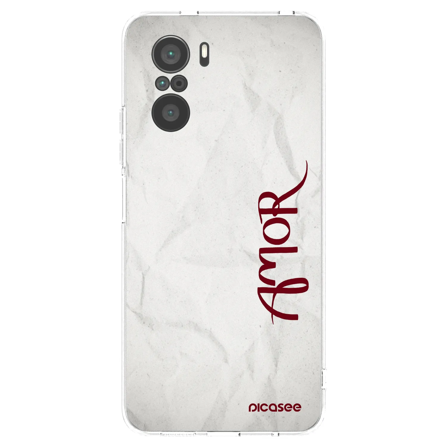 Picasee διαφανής θήκη σιλικόνης Xiaomi Poco F3 - Amor