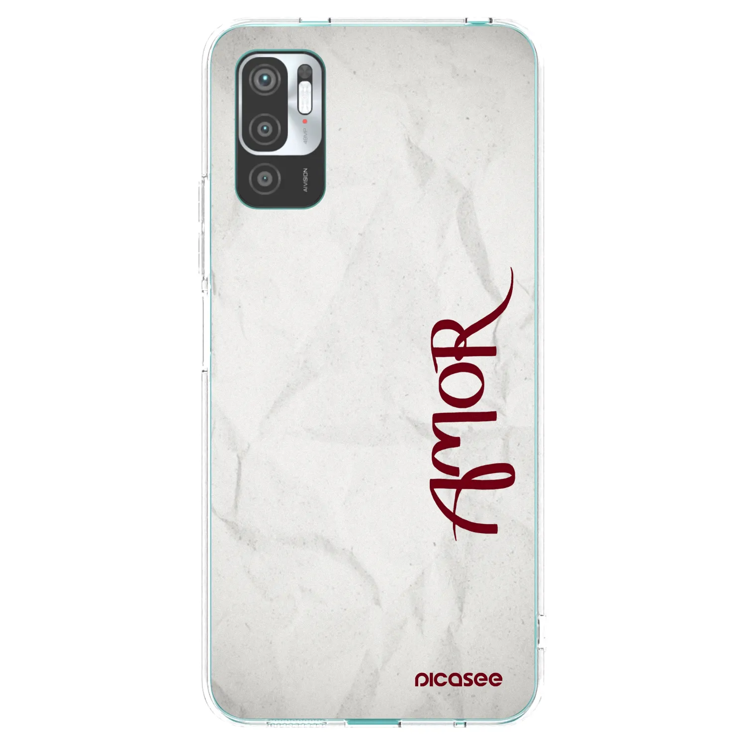 Picasee διαφανής θήκη σιλικόνης Xiaomi Redmi Note 10 5G - Amor