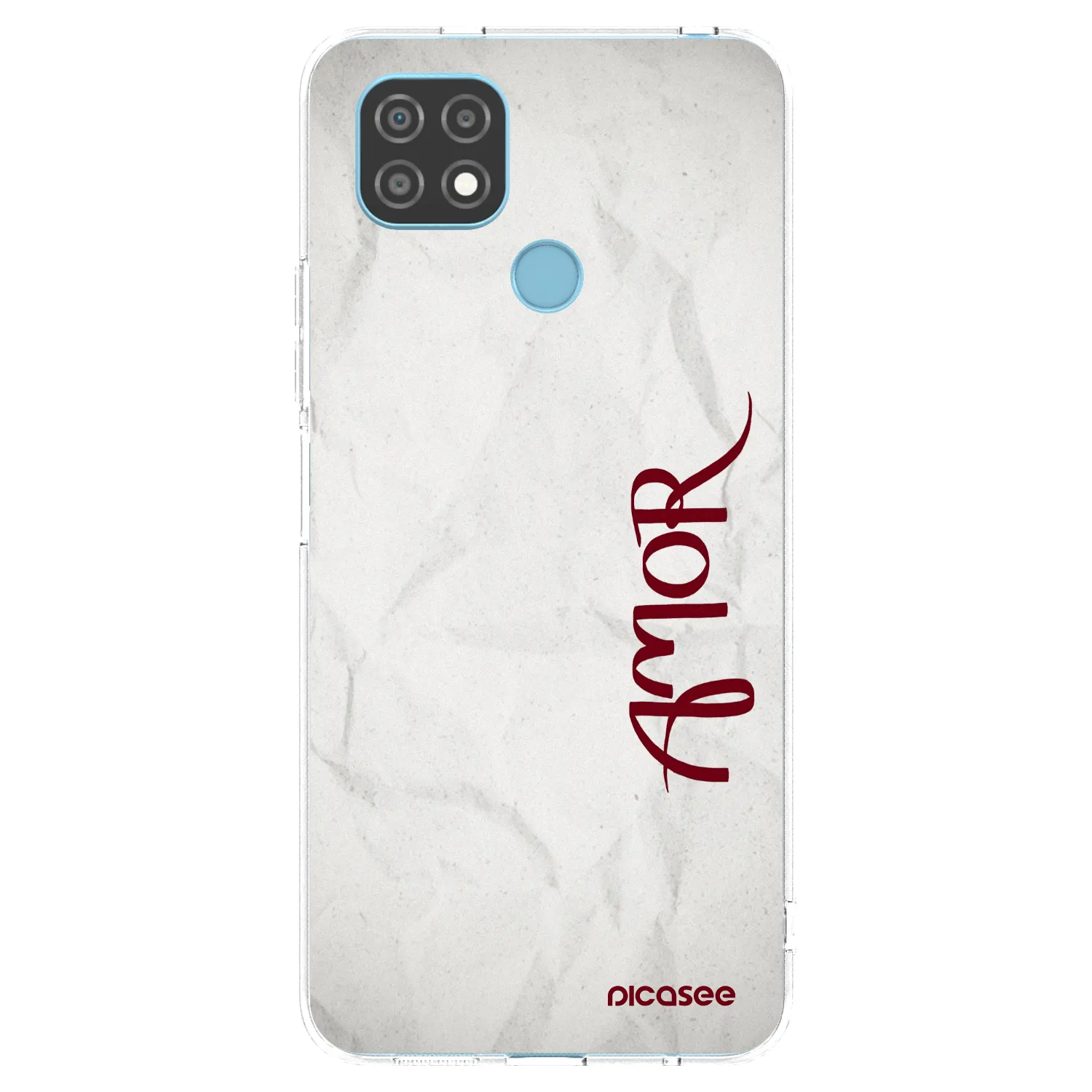 Picasee διαφανής θήκη σιλικόνης Realme C21 - Amor