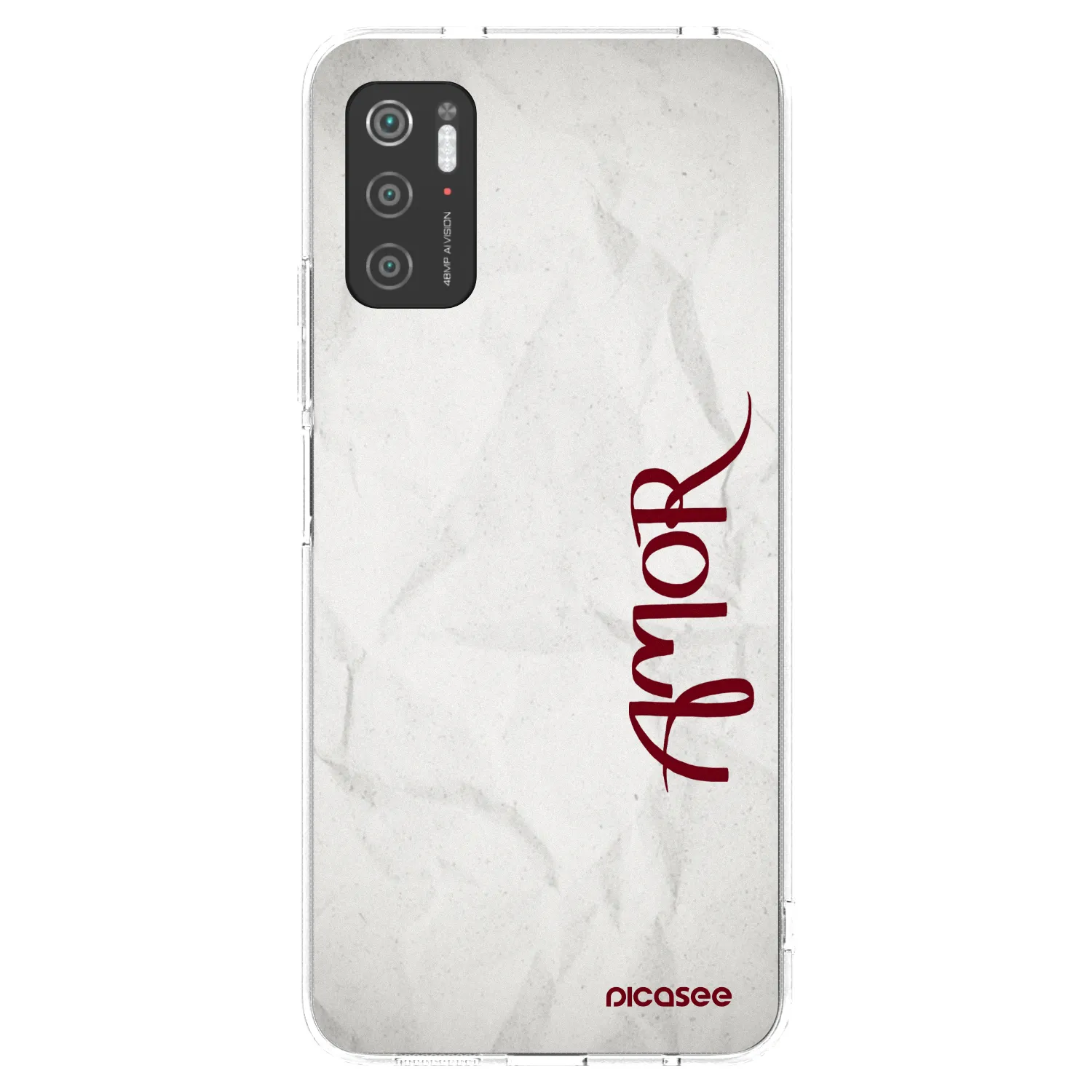 Picasee διαφανής θήκη σιλικόνης Xiaomi Poco M3 Pro 5G - Amor