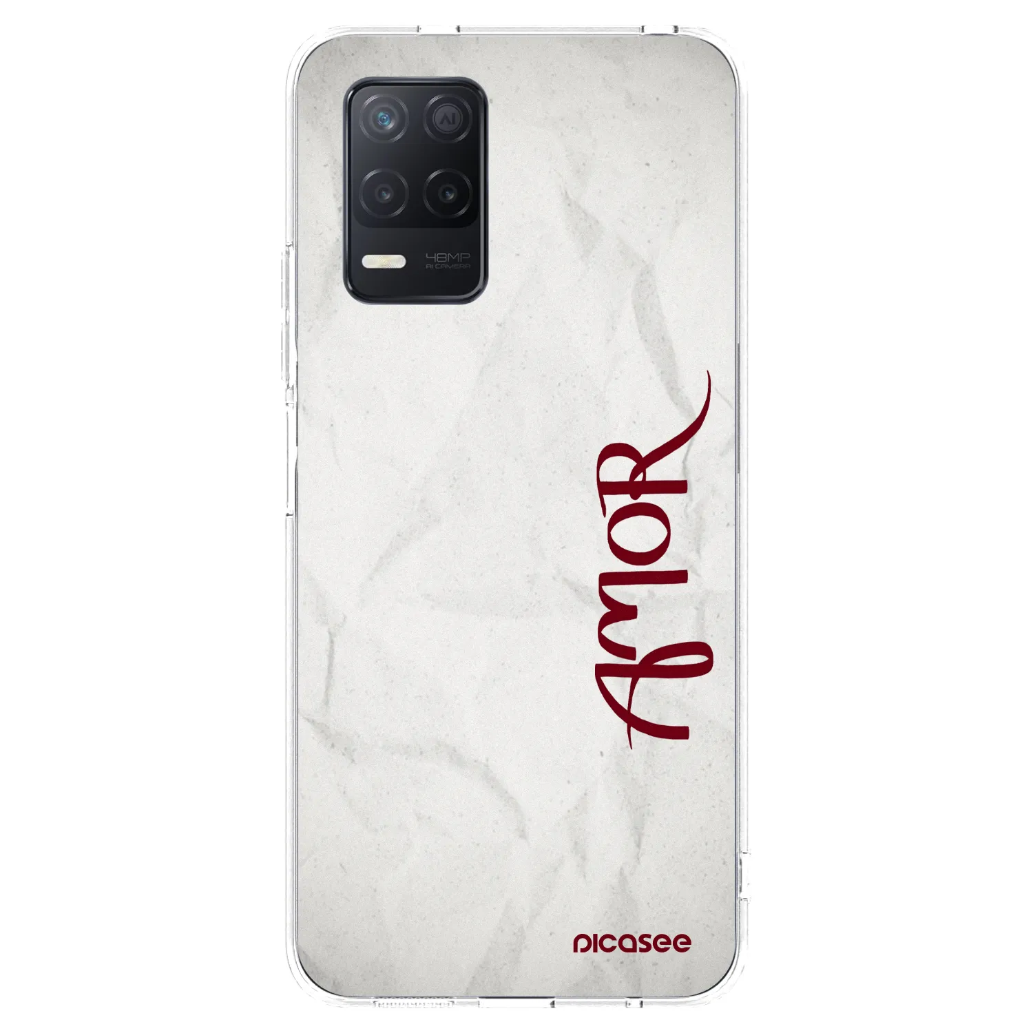 Picasee διαφανής θήκη σιλικόνης Realme 8 5G - Amor