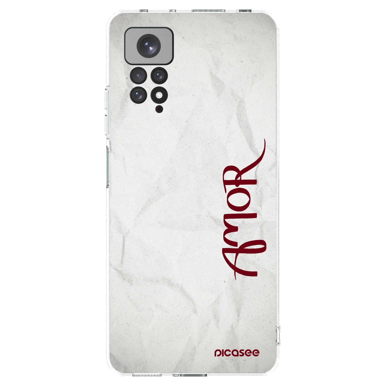 Picasee διαφανής θήκη σιλικόνης Xiaomi Redmi Note 11S 4G - Amor