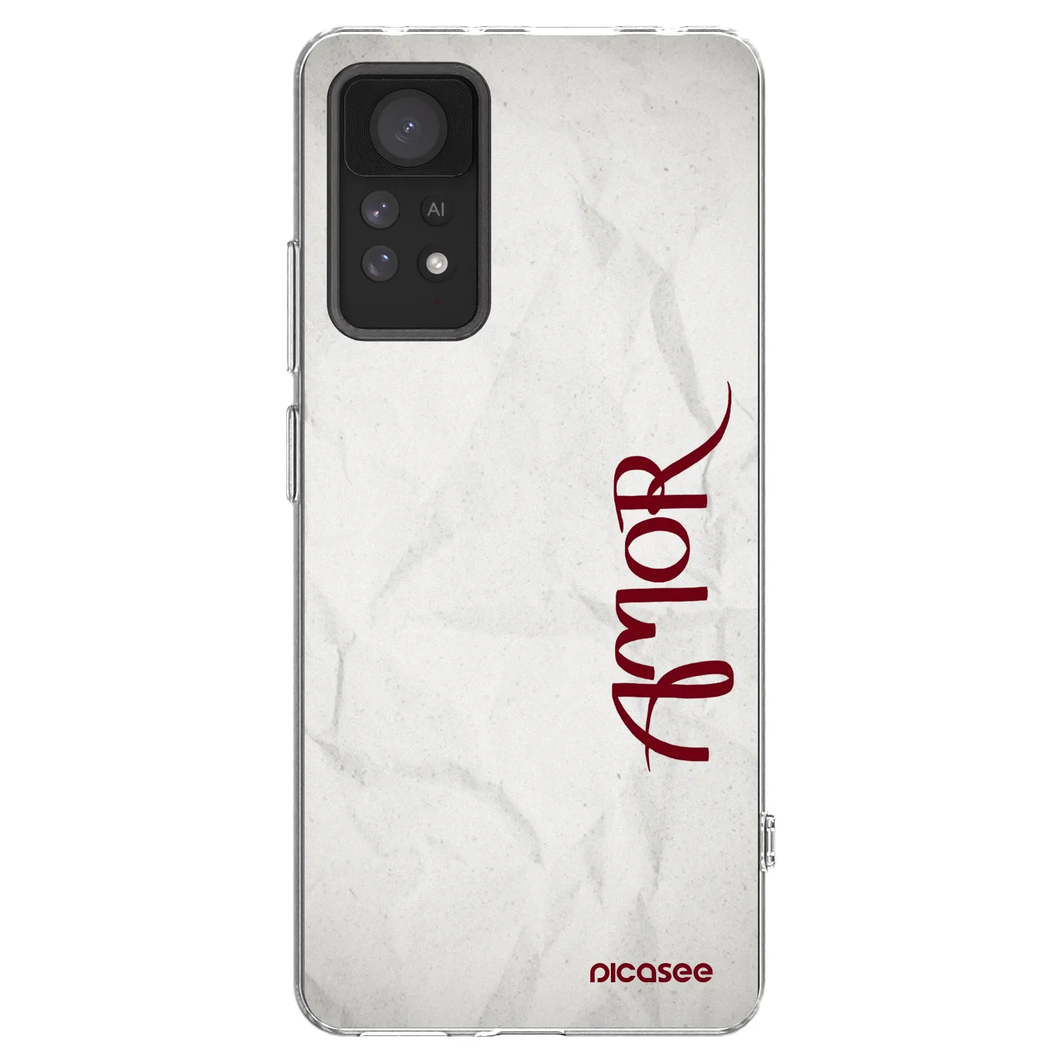 Picasee διαφανής θήκη σιλικόνης Xiaomi Redmi Note 11 Pro - Amor