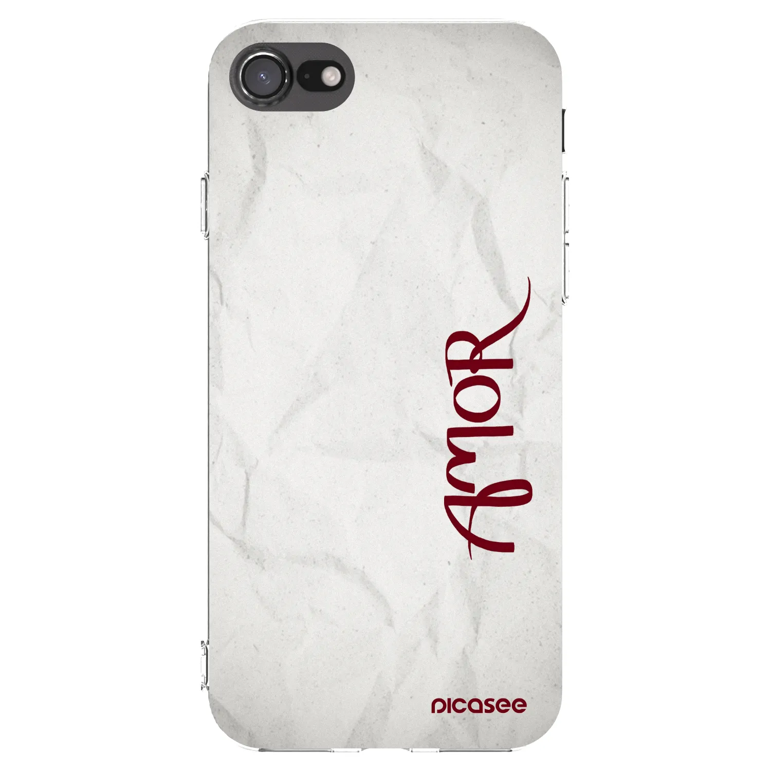 Picasee διαφανής θήκη σιλικόνης Apple iPhone SE 2022 - Amor