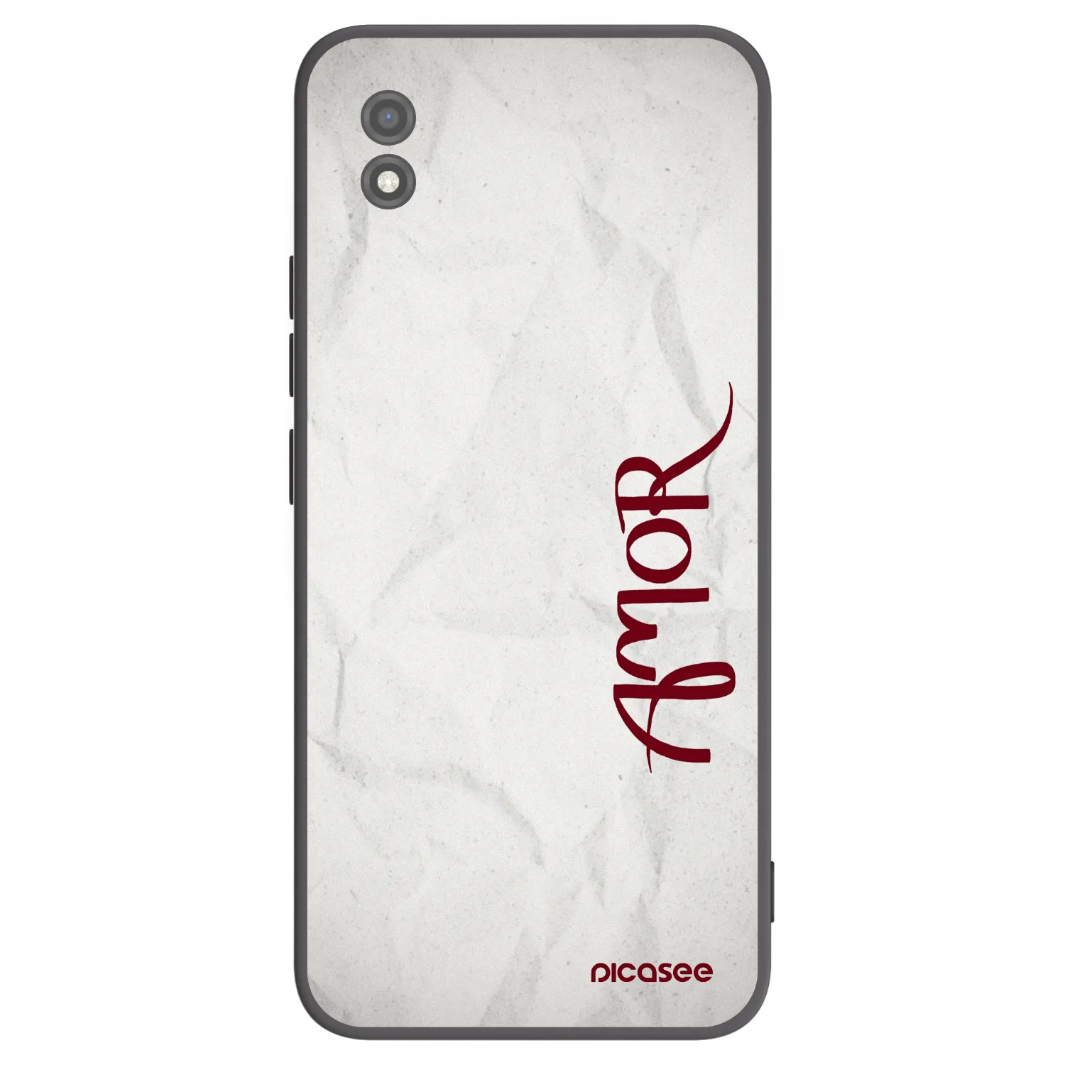 Picasee Μαύρη θήκη σιλικόνης για Realme C11 (2021) - Amor