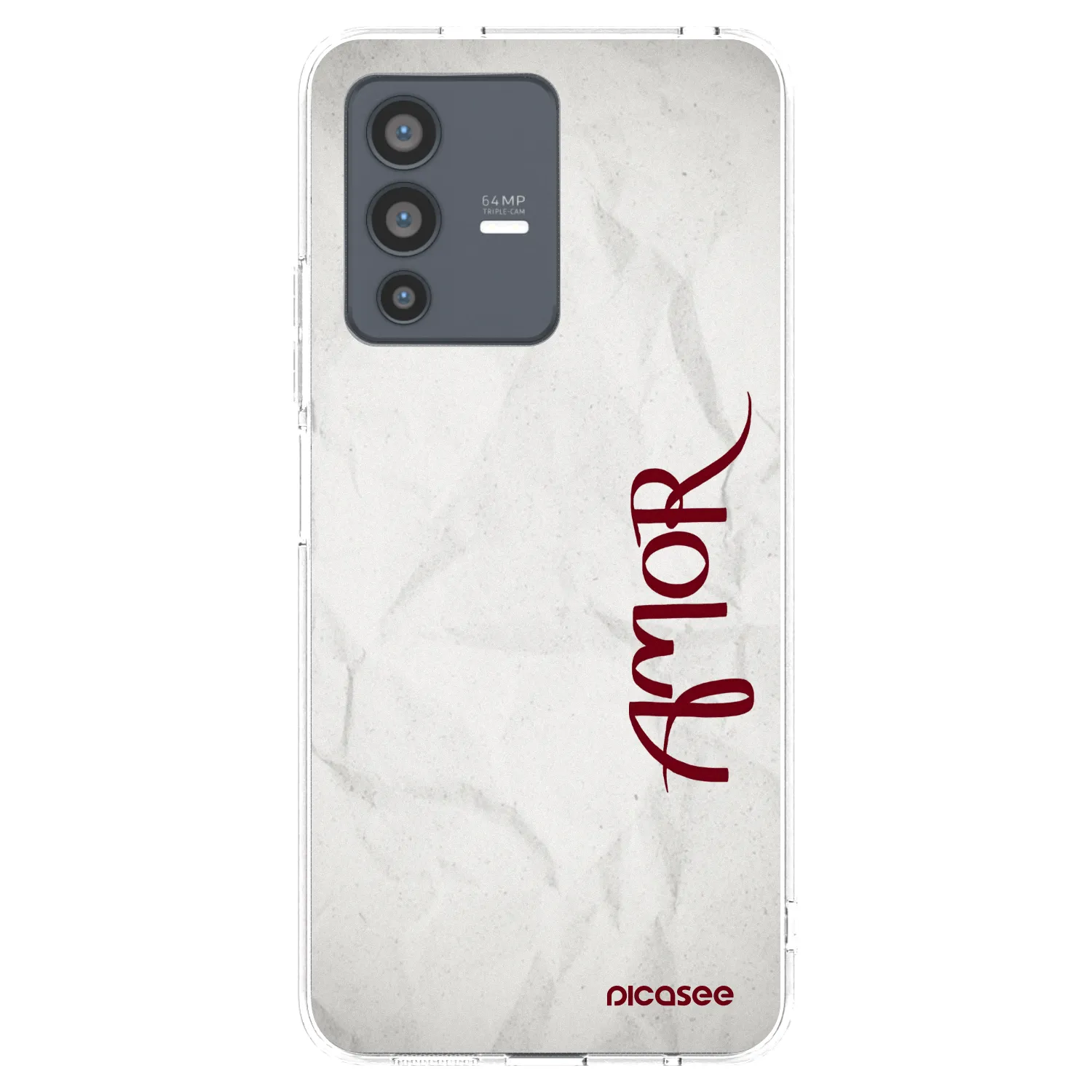 Picasee διαφανής θήκη σιλικόνης Vivo V23 5G - Amor