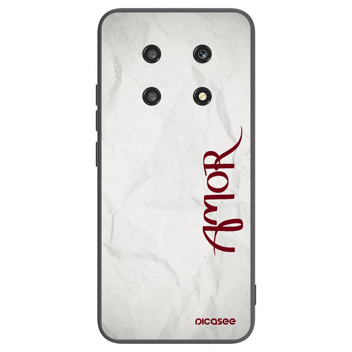 Picasee Μαύρη θήκη σιλικόνης για Honor Magic4 Lite 5G - Amor