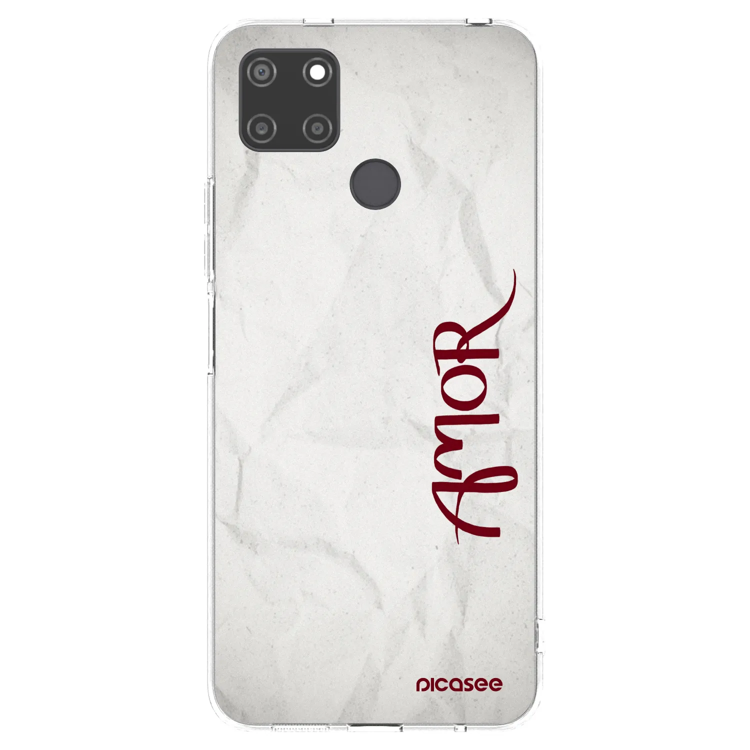 Picasee διαφανής θήκη σιλικόνης Realme C21Y - Amor