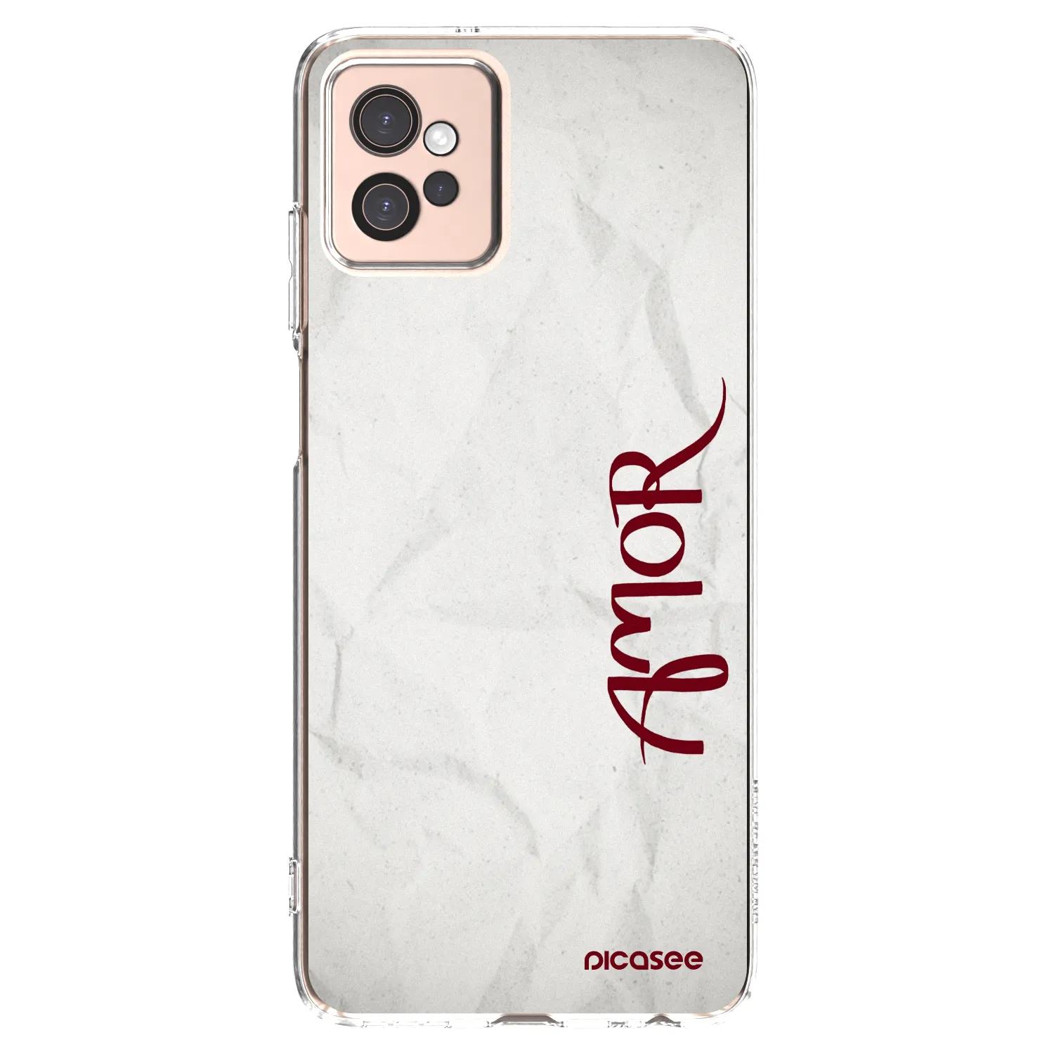 Picasee διαφανής θήκη σιλικόνης Motorola Moto G32 - Amor