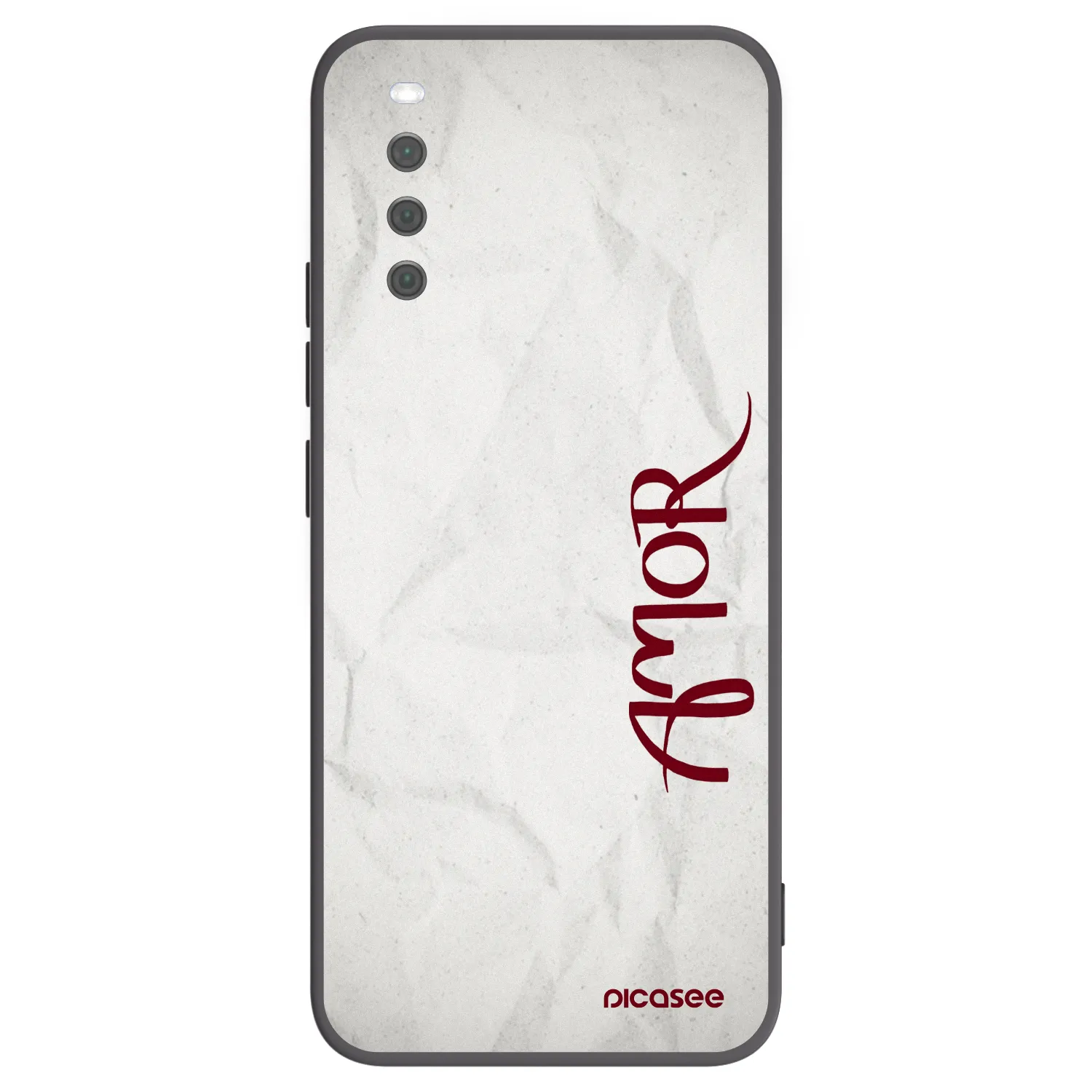 Picasee Μαύρη θήκη σιλικόνης για Sony Xperia 10 III - Amor