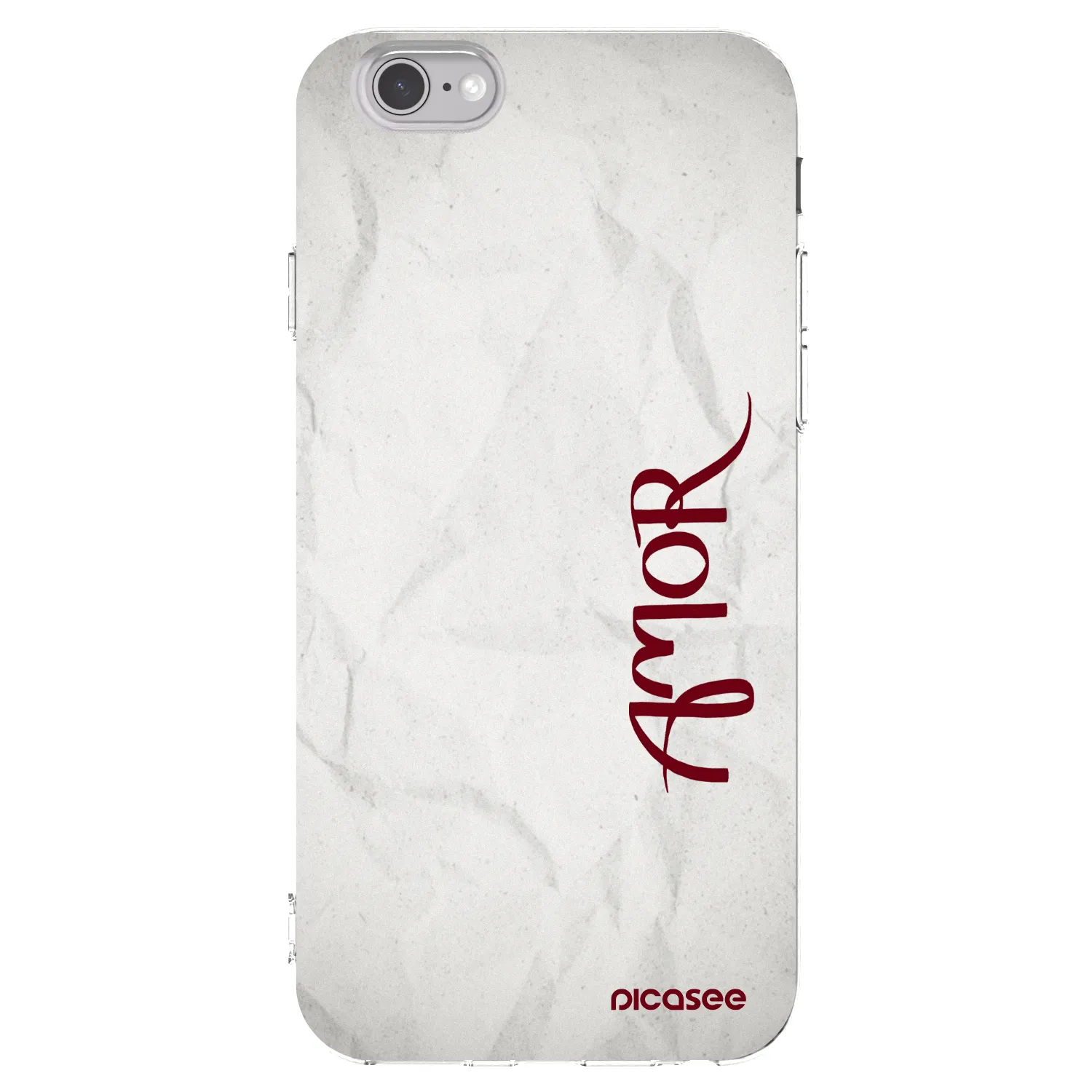 Picasee διαφανής θήκη σιλικόνης Apple iPhone 6/6S - Amor