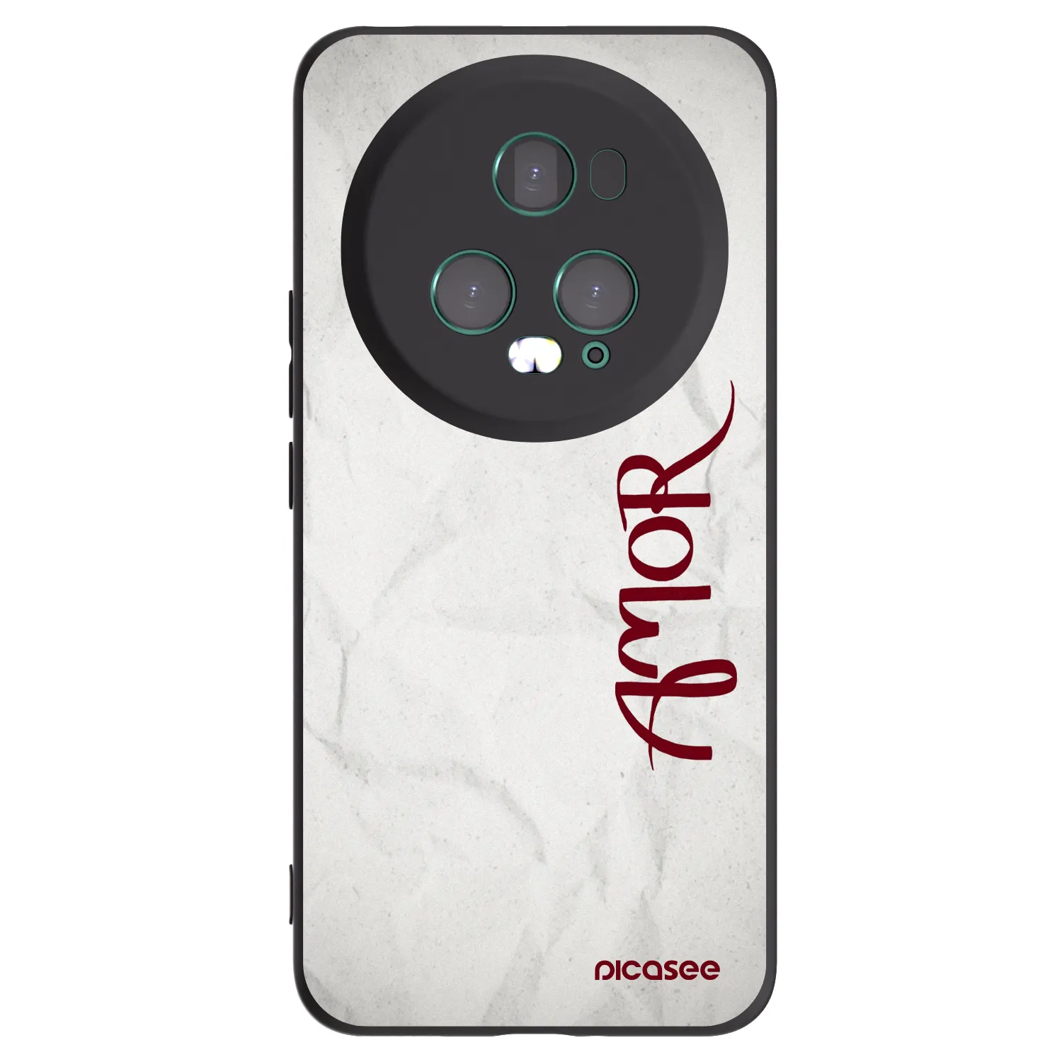 Picasee Μαύρη θήκη σιλικόνης για Honor Magic5 Pro - Amor