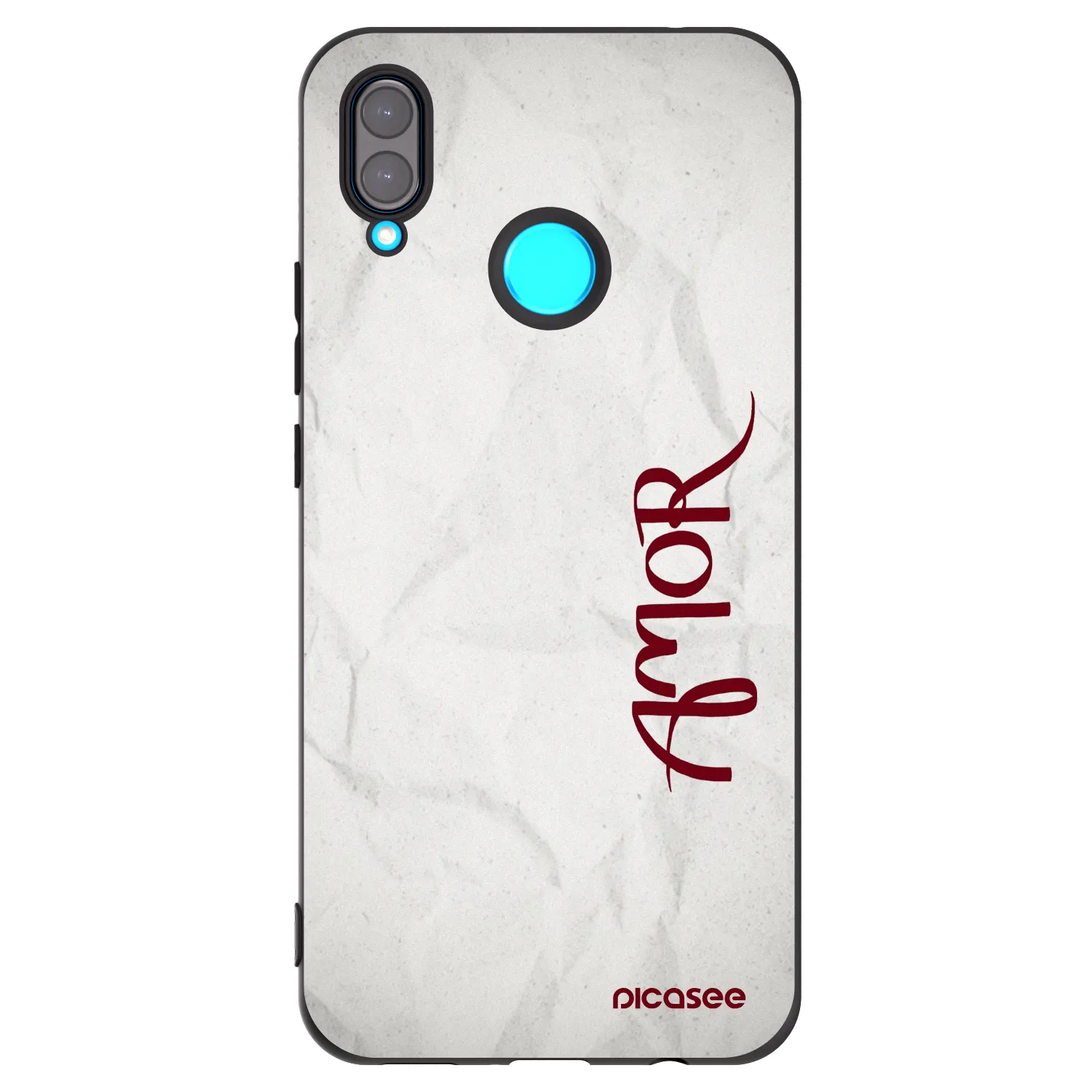 Picasee Μαύρη θήκη σιλικόνης για Huawei Nova 3i - Amor
