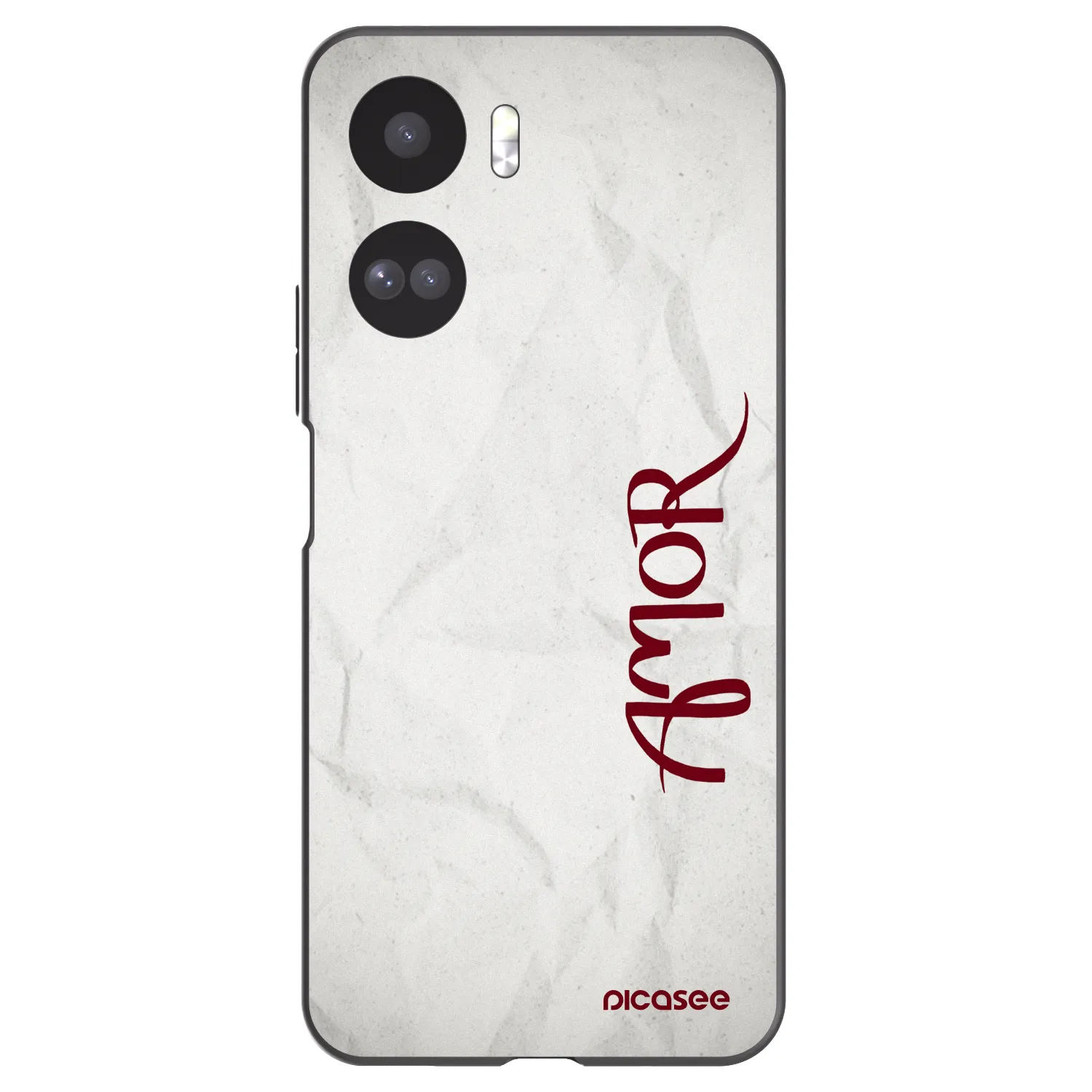 Picasee Μαύρη θήκη σιλικόνης για Honor 90 Lite 5G - Amor