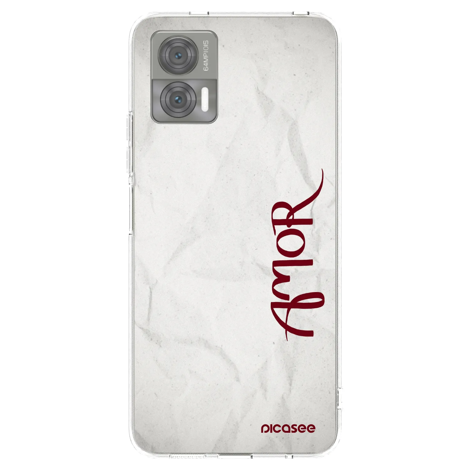 Picasee διαφανής θήκη σιλικόνης Motorola Edge 30 Neo - Amor