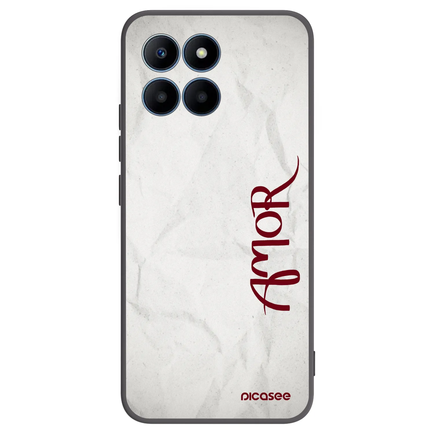 Picasee Μαύρη θήκη σιλικόνης για Honor 70 Lite - Amor