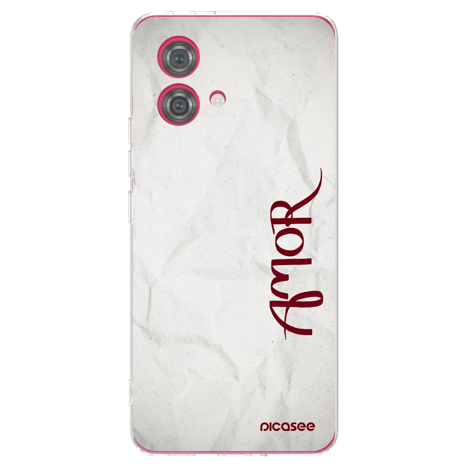 Picasee διαφανής θήκη σιλικόνης Motorola Moto G84 5G - Amor