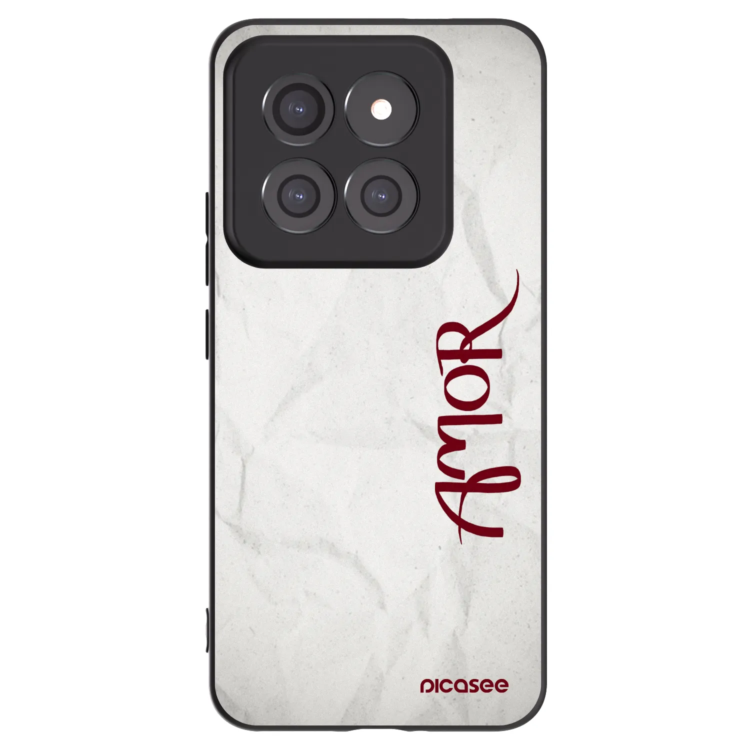 Picasee Μαύρη θήκη σιλικόνης για Xiaomi 14 Pro - Amor