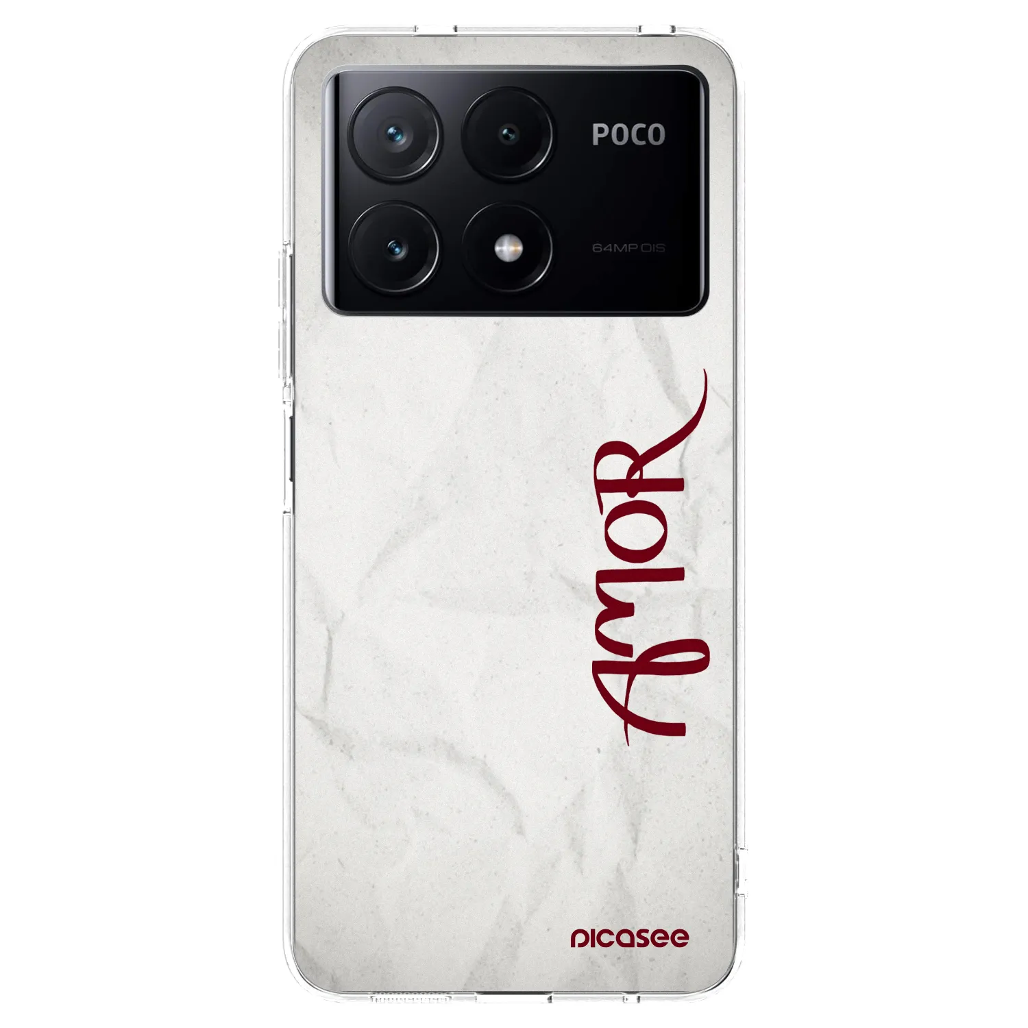 Picasee διαφανής θήκη σιλικόνης Xiaomi Poco X6 Pro - Amor