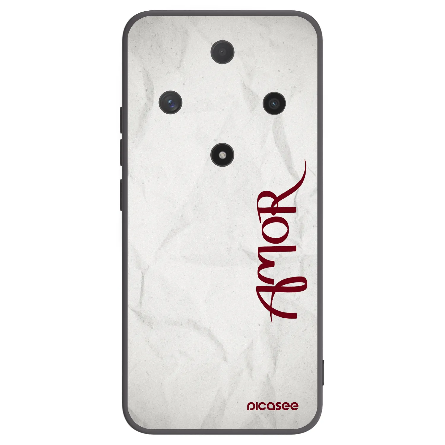 Picasee Μαύρη θήκη σιλικόνης για Honor Magic6 Lite 5G - Amor