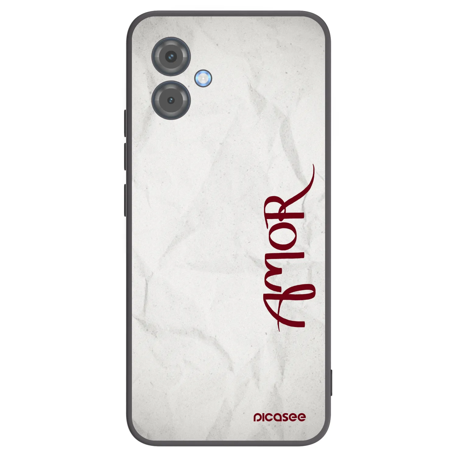 Picasee Μαύρη θήκη σιλικόνης για Motorola Moto G14 - Amor