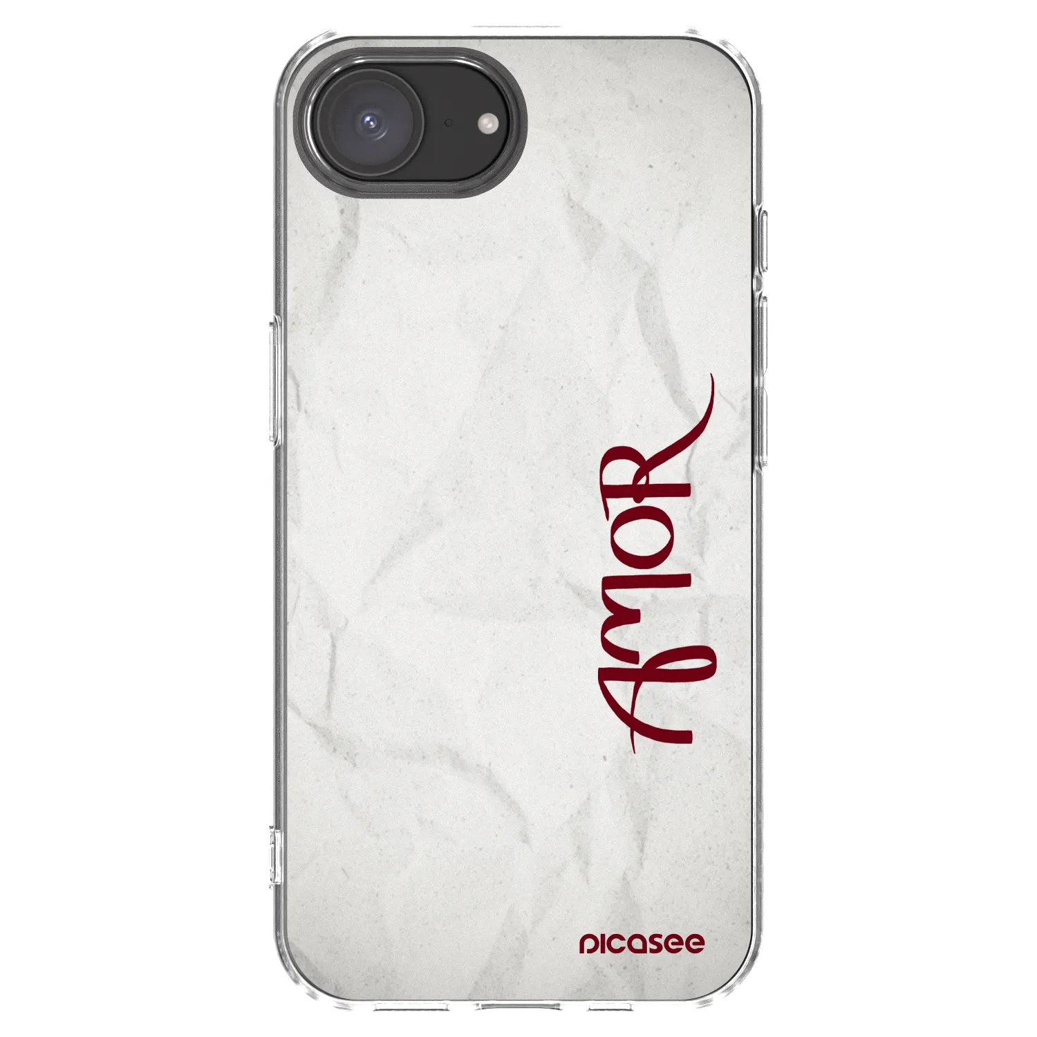 Picasee διαφανής θήκη σιλικόνης Apple iPhone 16e - Amor
