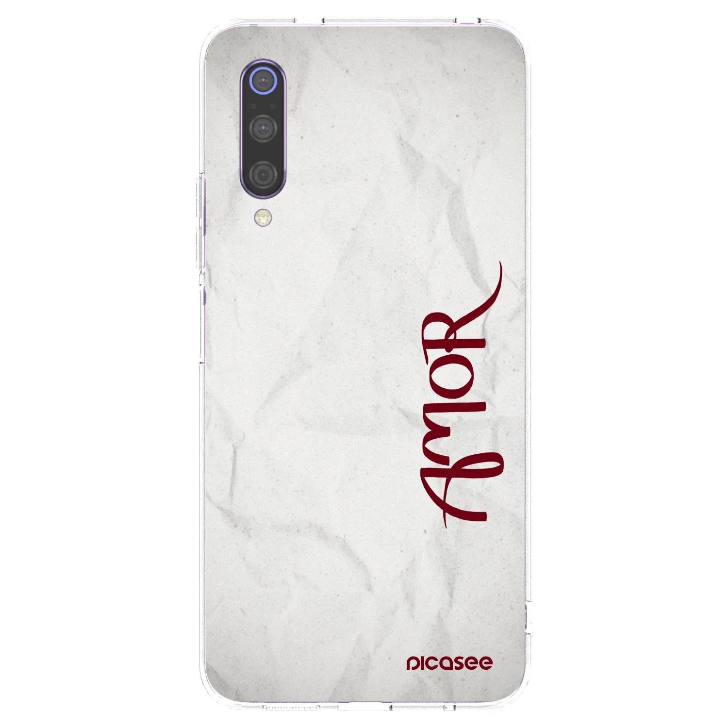 Picasee διαφανής θήκη σιλικόνης Xiaomi Mi 9 - Amor