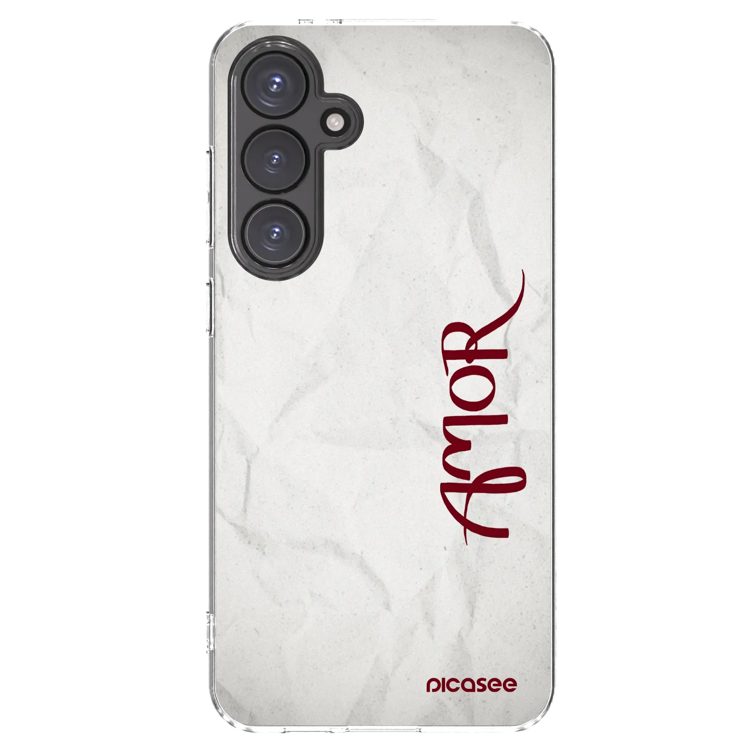 Picasee διαφανής θήκη σιλικόνης Samsung Galaxy S24 FE S721B - Amor