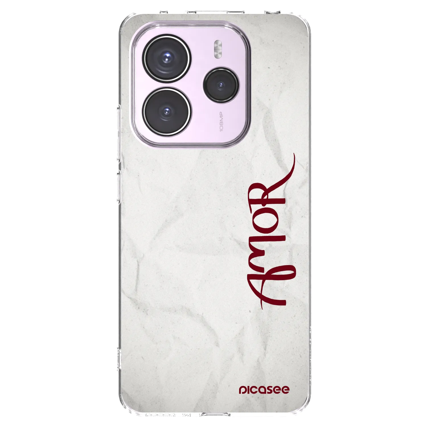 Picasee διαφανής θήκη σιλικόνης Xiaomi Redmi Note 14 5G - Amor