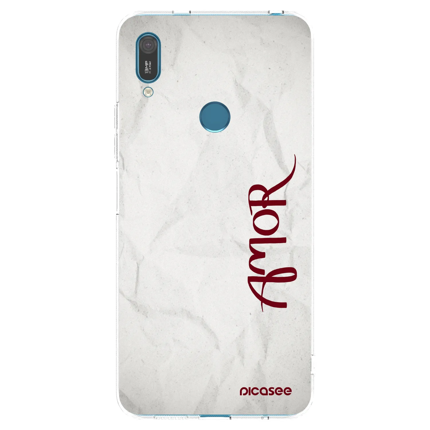 Picasee διαφανής θήκη σιλικόνης Huawei Y7 2019 - Amor