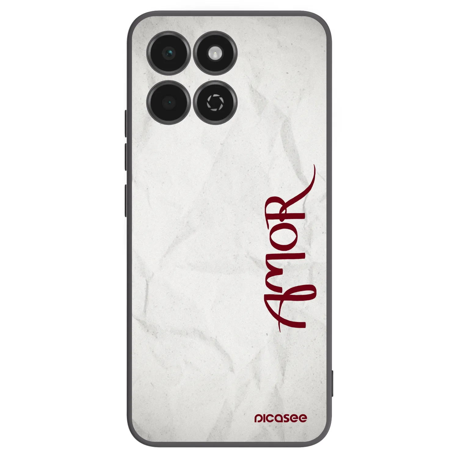 Picasee Μαύρη θήκη σιλικόνης για Honor 200 Smart 5G - Amor