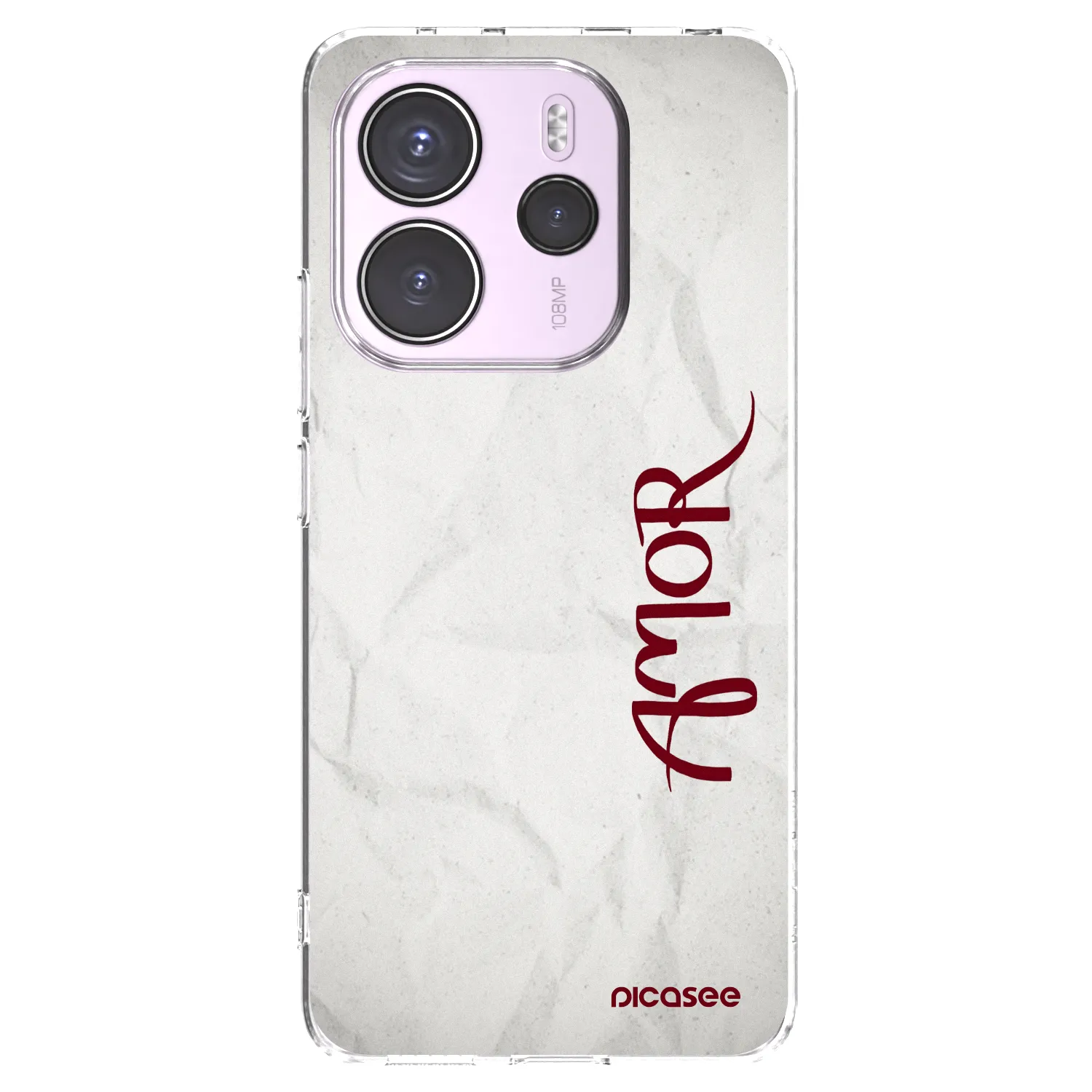 Picasee διαφανής θήκη σιλικόνης Xiaomi Redmi Note 14 4G - Amor