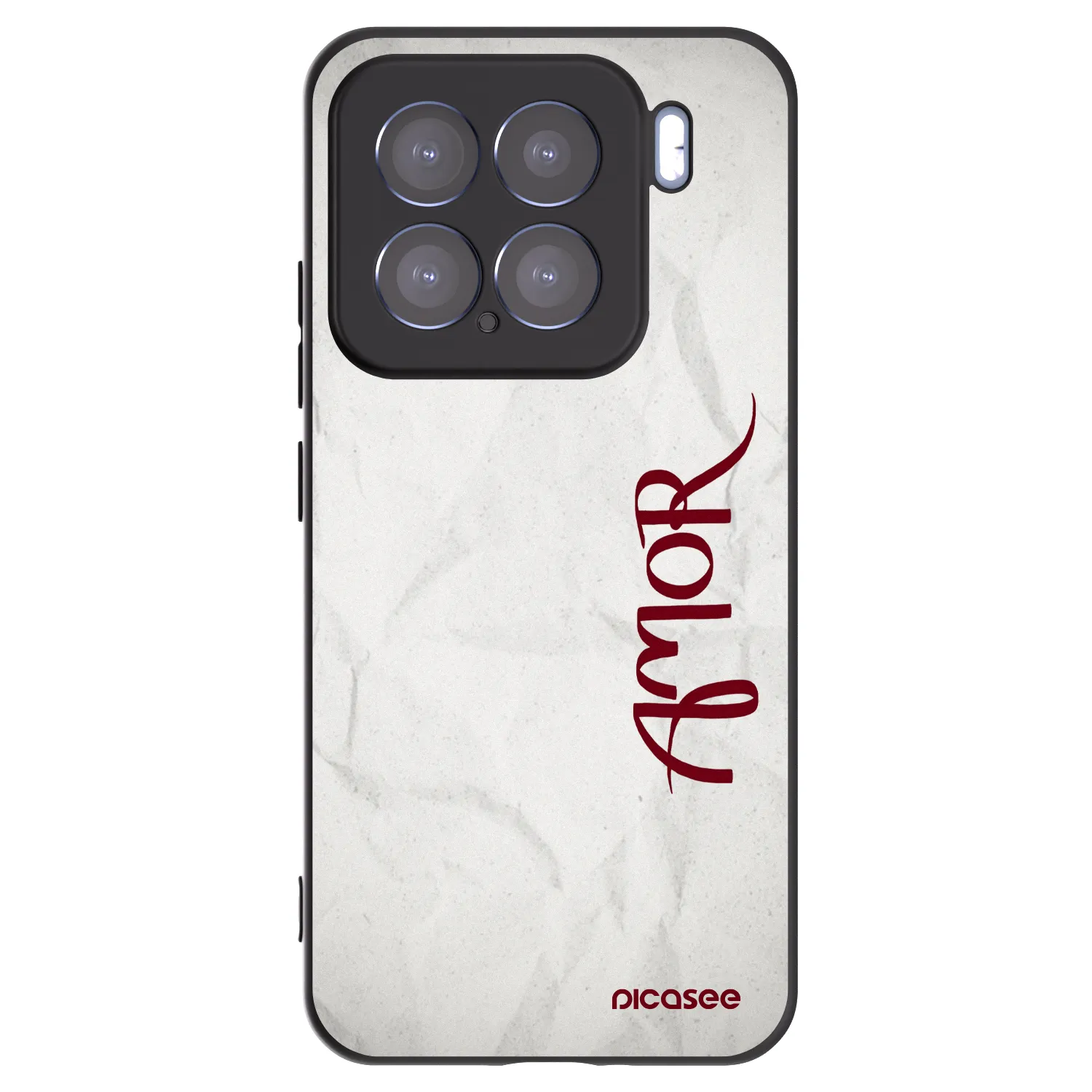 Picasee Μαύρη θήκη σιλικόνης για Xiaomi 15 - Amor