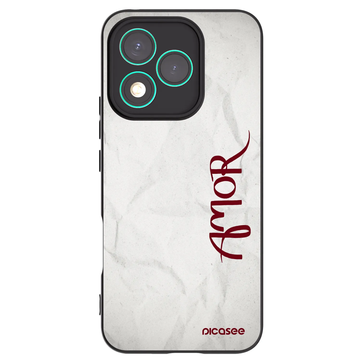 Picasee Μαύρη θήκη σιλικόνης για Honor 400 Lite 5G - Amor