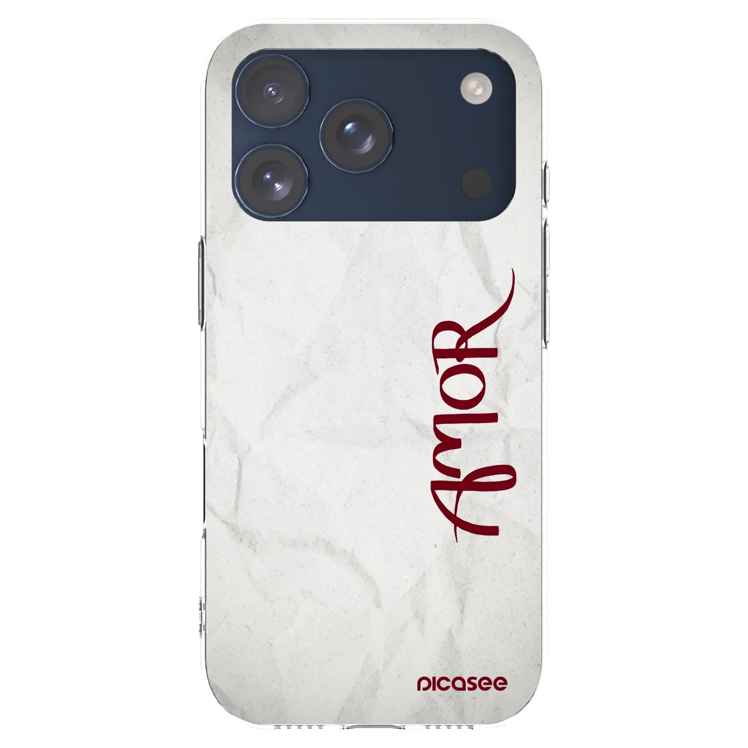 Picasee διαφανής θήκη σιλικόνης Apple iPhone 17 Pro - Amor