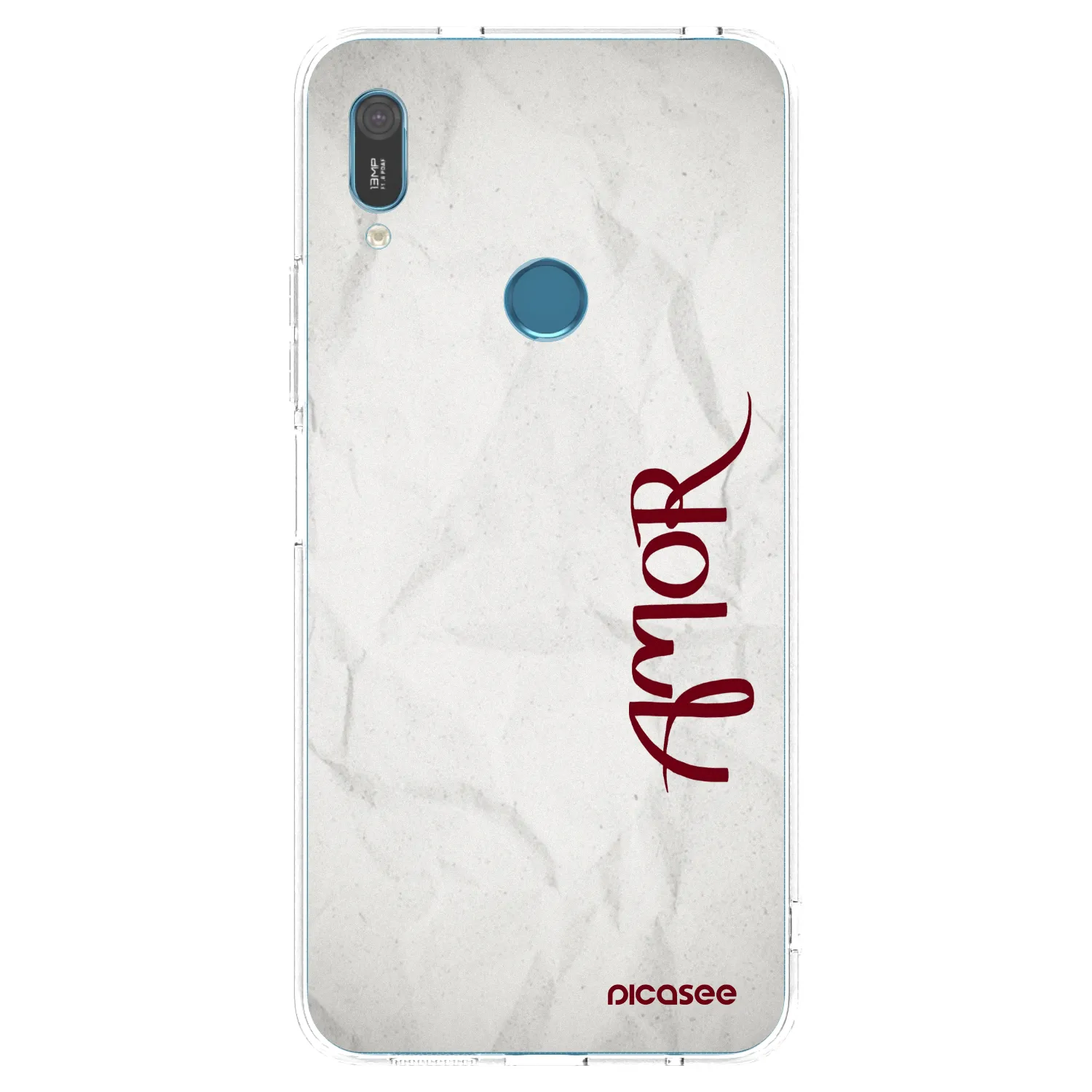 Picasee διαφανής θήκη σιλικόνης Huawei Y6 2019 - Amor