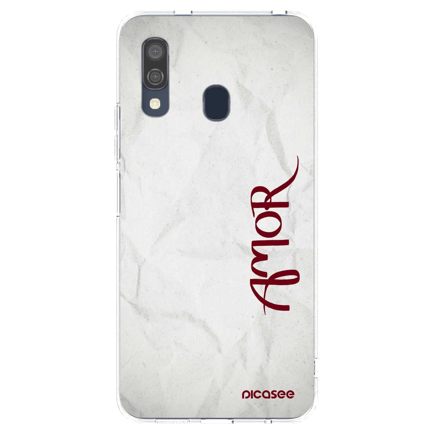 Picasee διαφανής θήκη σιλικόνης Samsung Galaxy A40 A405F - Amor