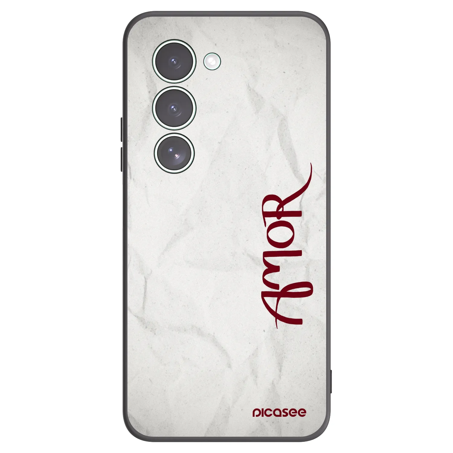 Picasee Μαύρη θήκη σιλικόνης για Xiaomi Redmi 15 5G - Amor