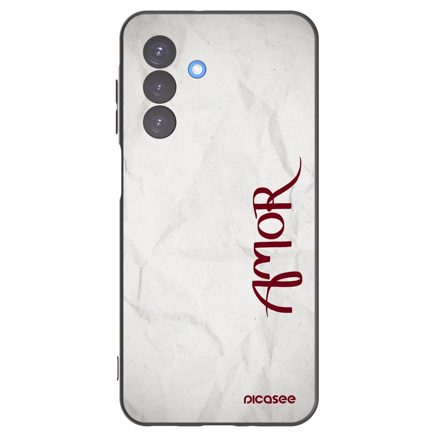 Picasee Μαύρη θήκη σιλικόνης για Samsung Galaxy A17 5G - Amor