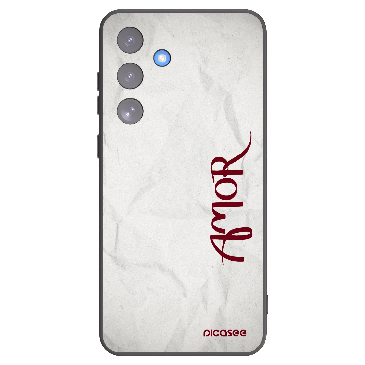 Picasee Μαύρη θήκη σιλικόνης για Samsung Galaxy S25 FE 5G - Amor