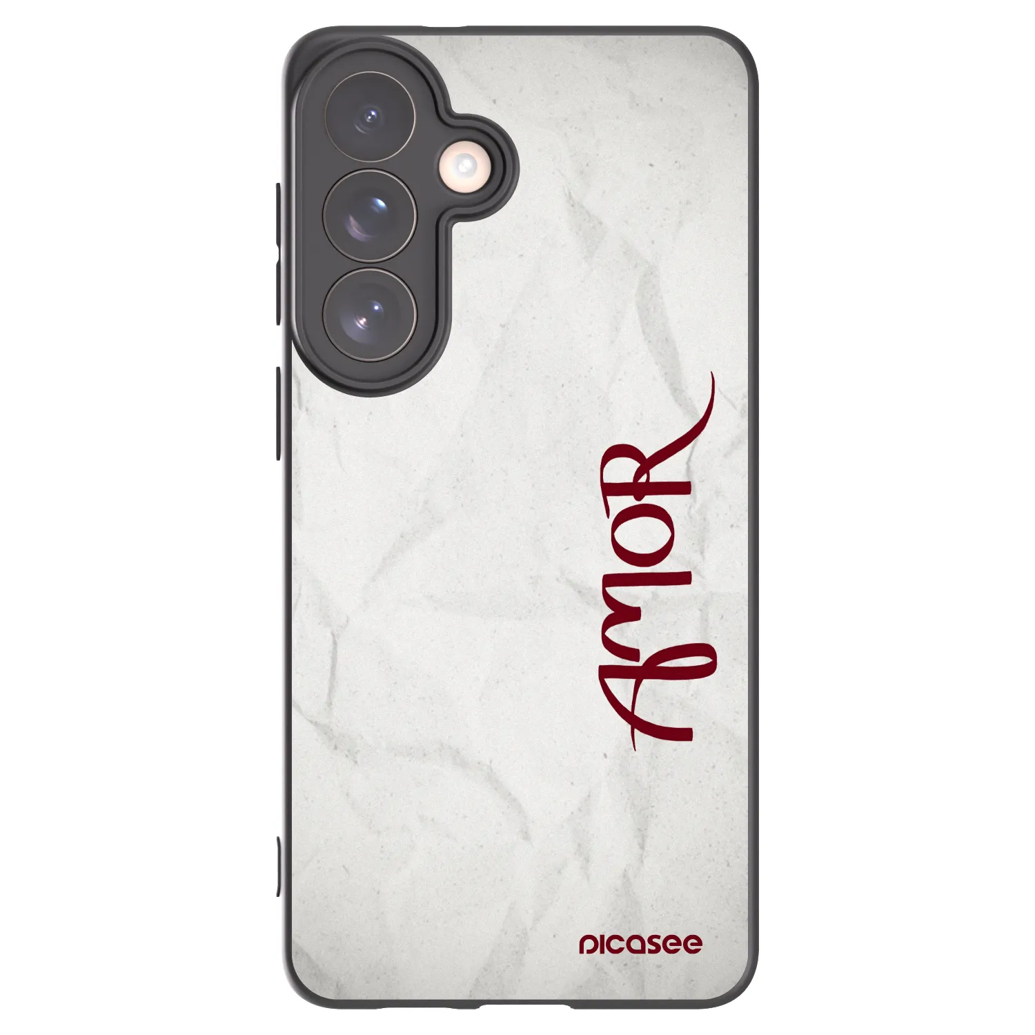 Picasee Μαύρη θήκη σιλικόνης για Samsung Galaxy S26+ - Amor