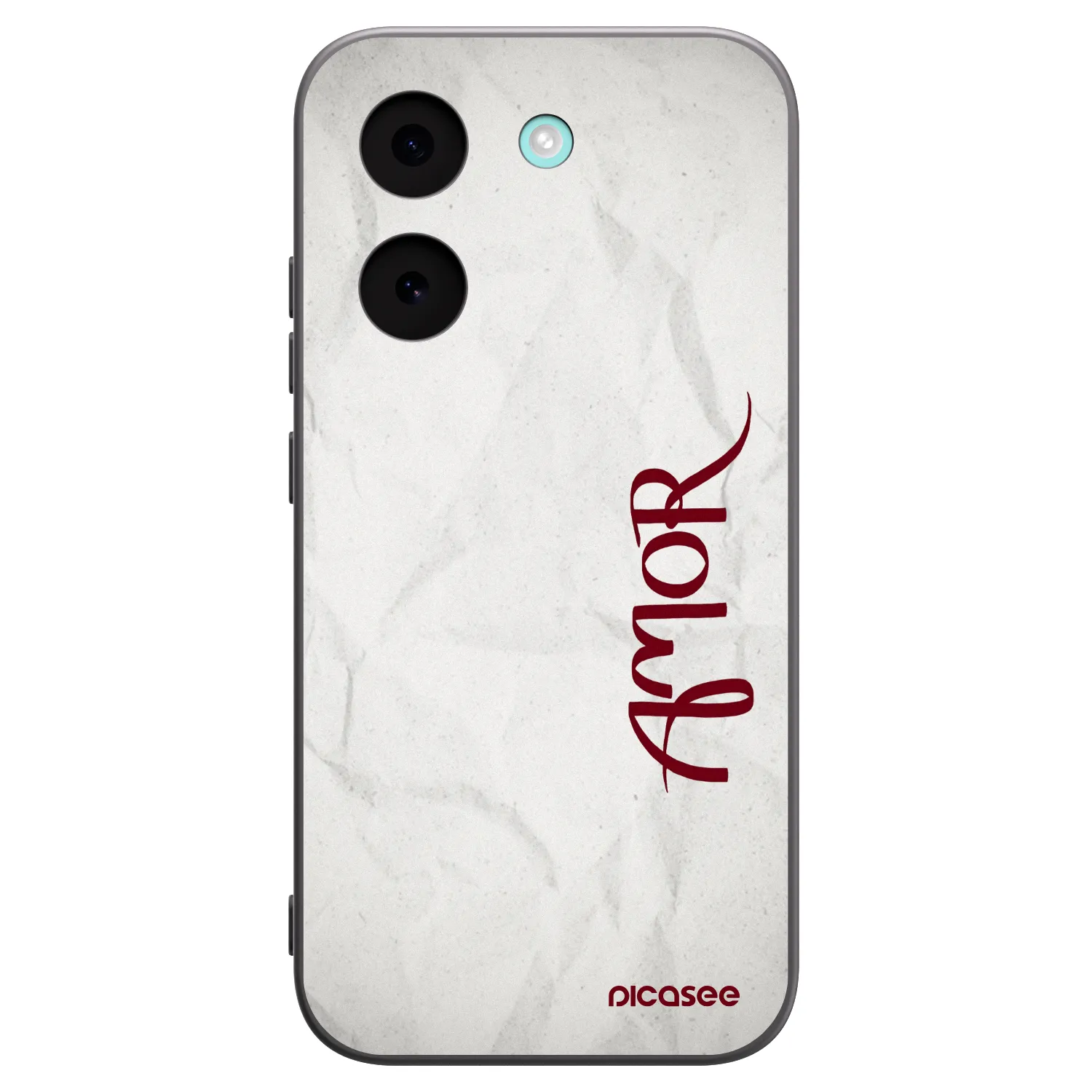 Picasee Μαύρη θήκη σιλικόνης για Xiaomi Poco X8 Pro - Amor