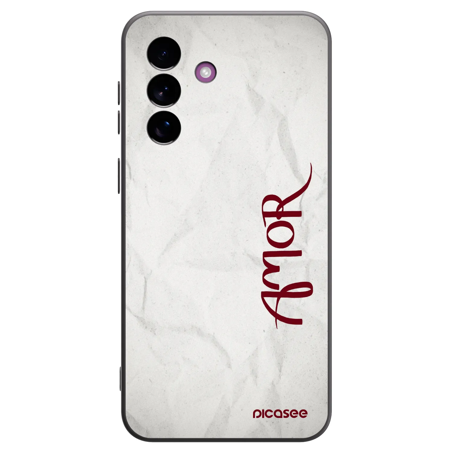 Picasee Μαύρη θήκη σιλικόνης για Samsung Galaxy A37 - Amor