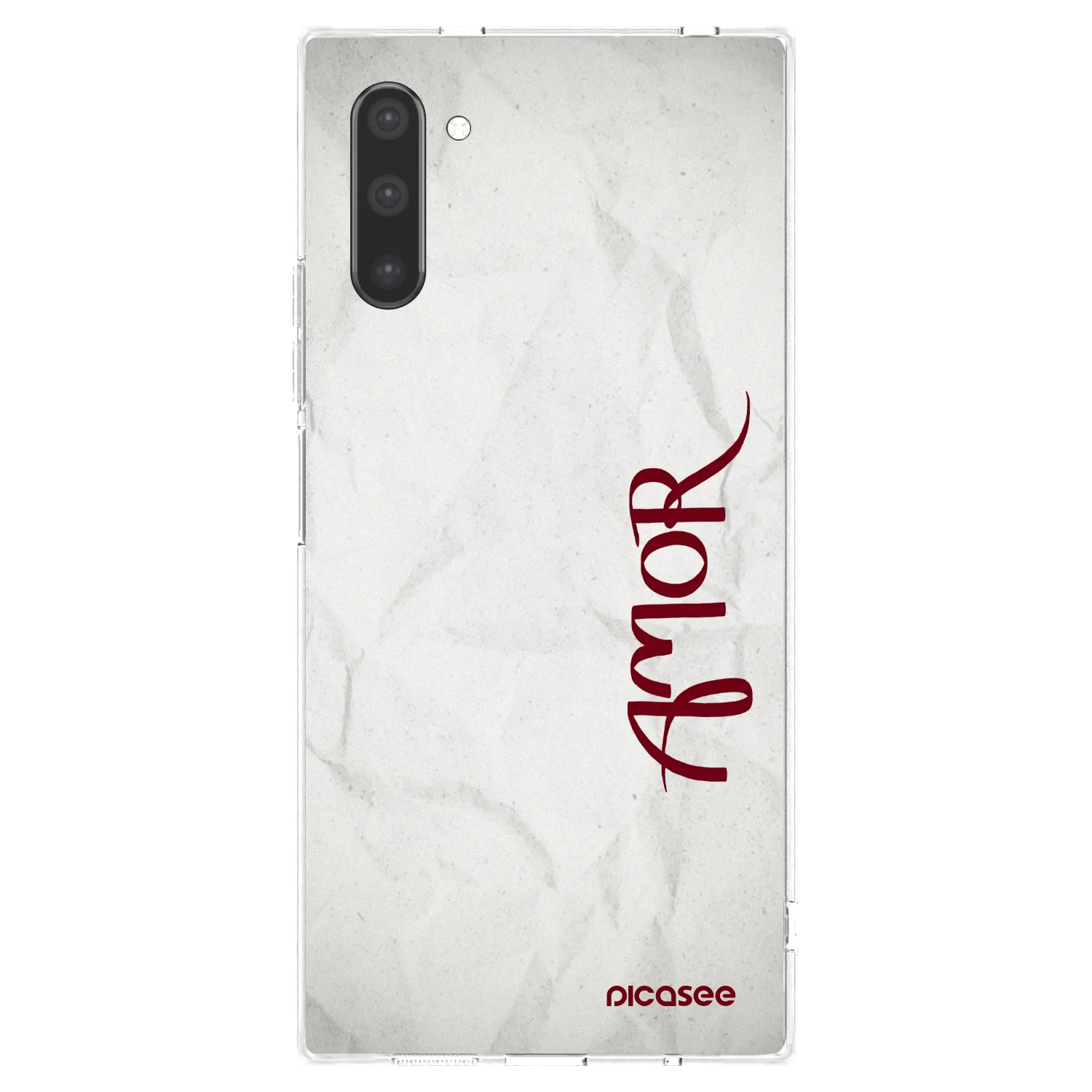 Picasee διαφανής θήκη σιλικόνης Samsung Galaxy Note 10 N970F - Amor