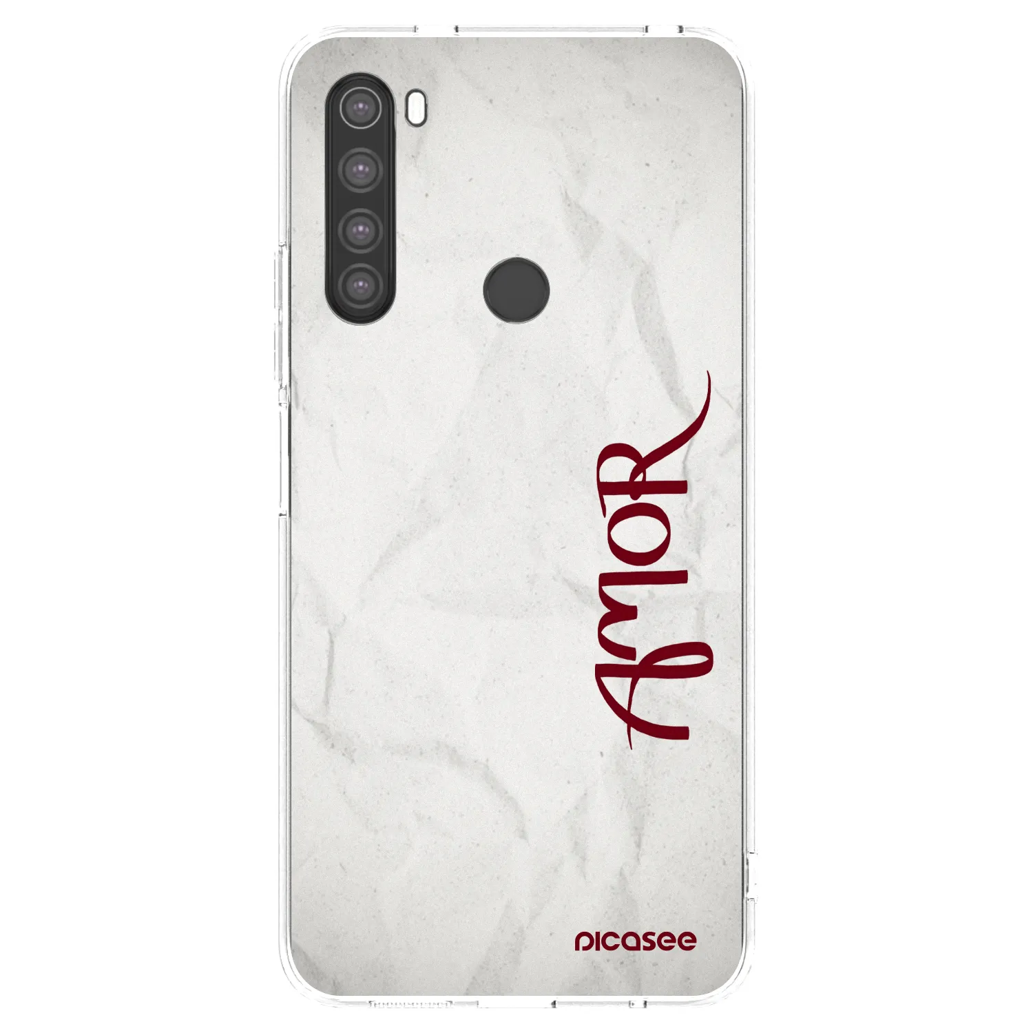 Picasee διαφανής θήκη σιλικόνης Xiaomi Redmi Note 8 - Amor