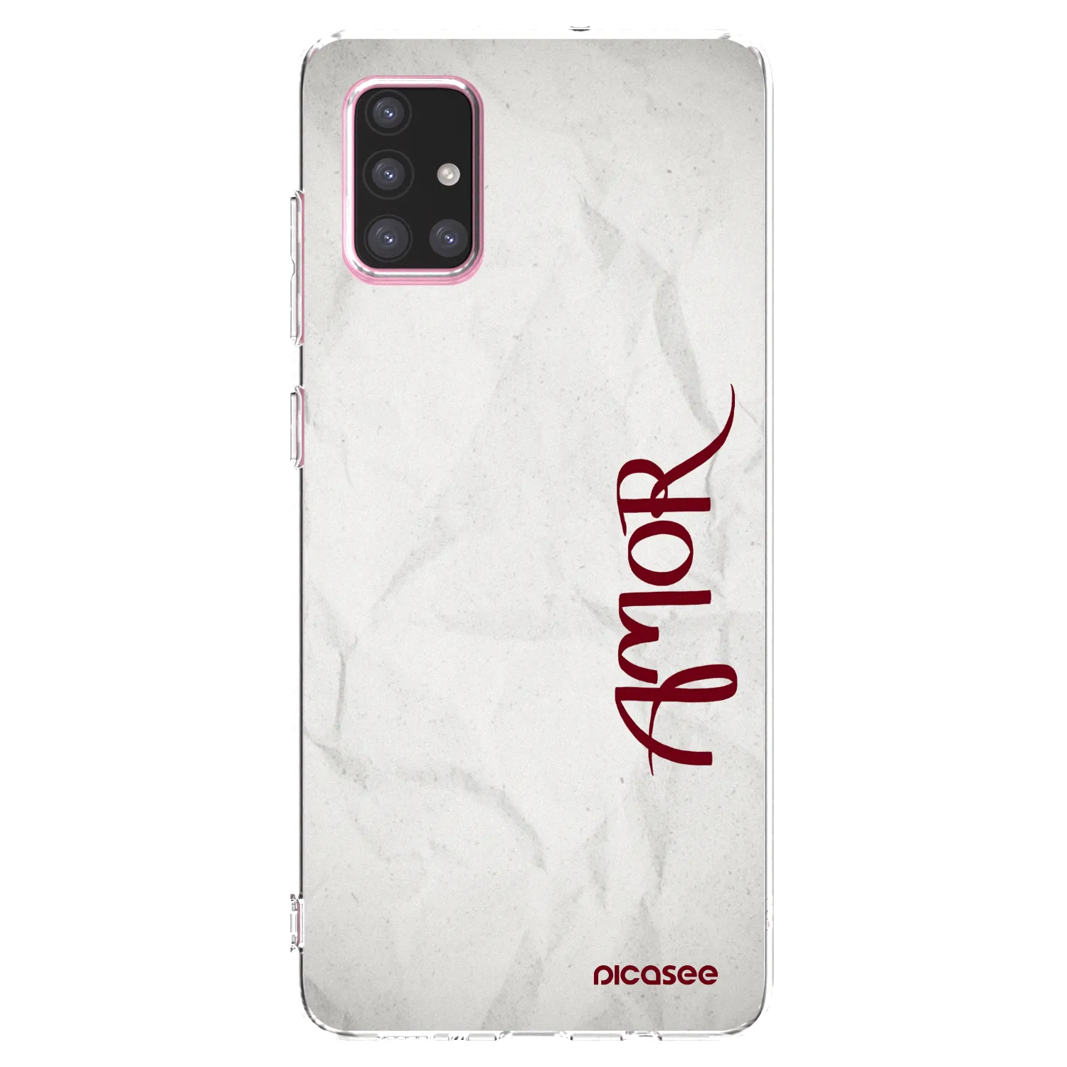 Picasee διαφανής θήκη σιλικόνης Samsung Galaxy A71 A715F - Amor