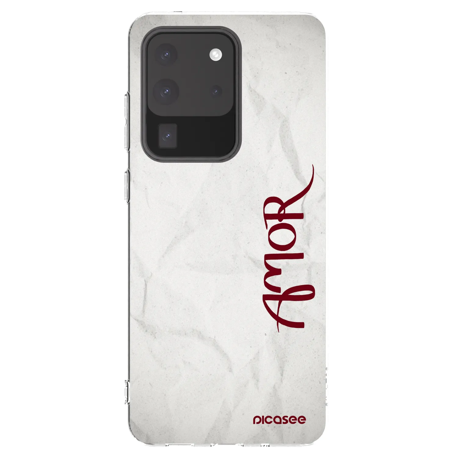 Picasee διαφανής θήκη σιλικόνης Samsung Galaxy S20 Ultra 5G G988F - Amor